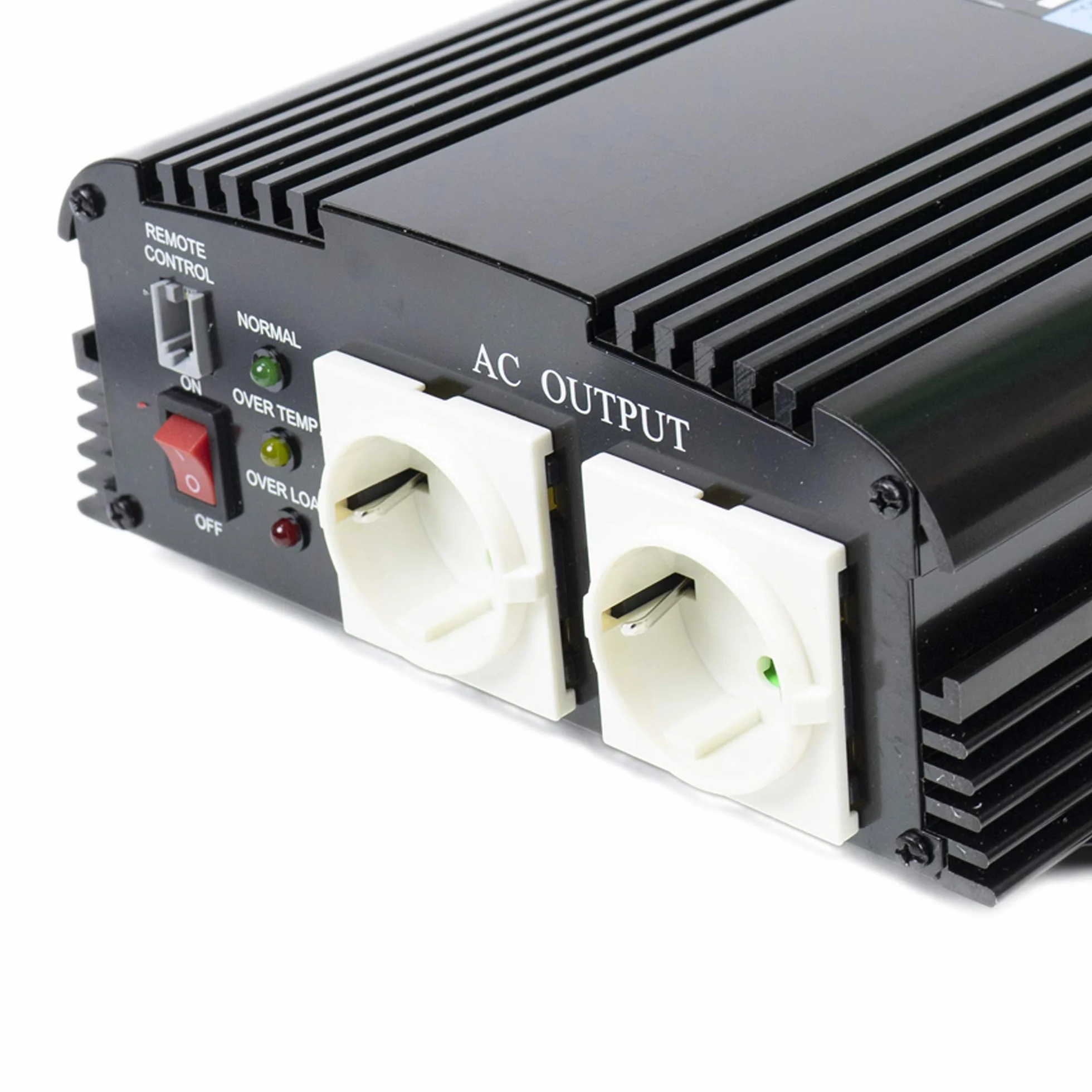 Przetwornik napięcia głośnika 1700W 12V, wyjście 230V, modyfikowana fala sinusoidalna, pilot zdalnego sterowania w zestawie