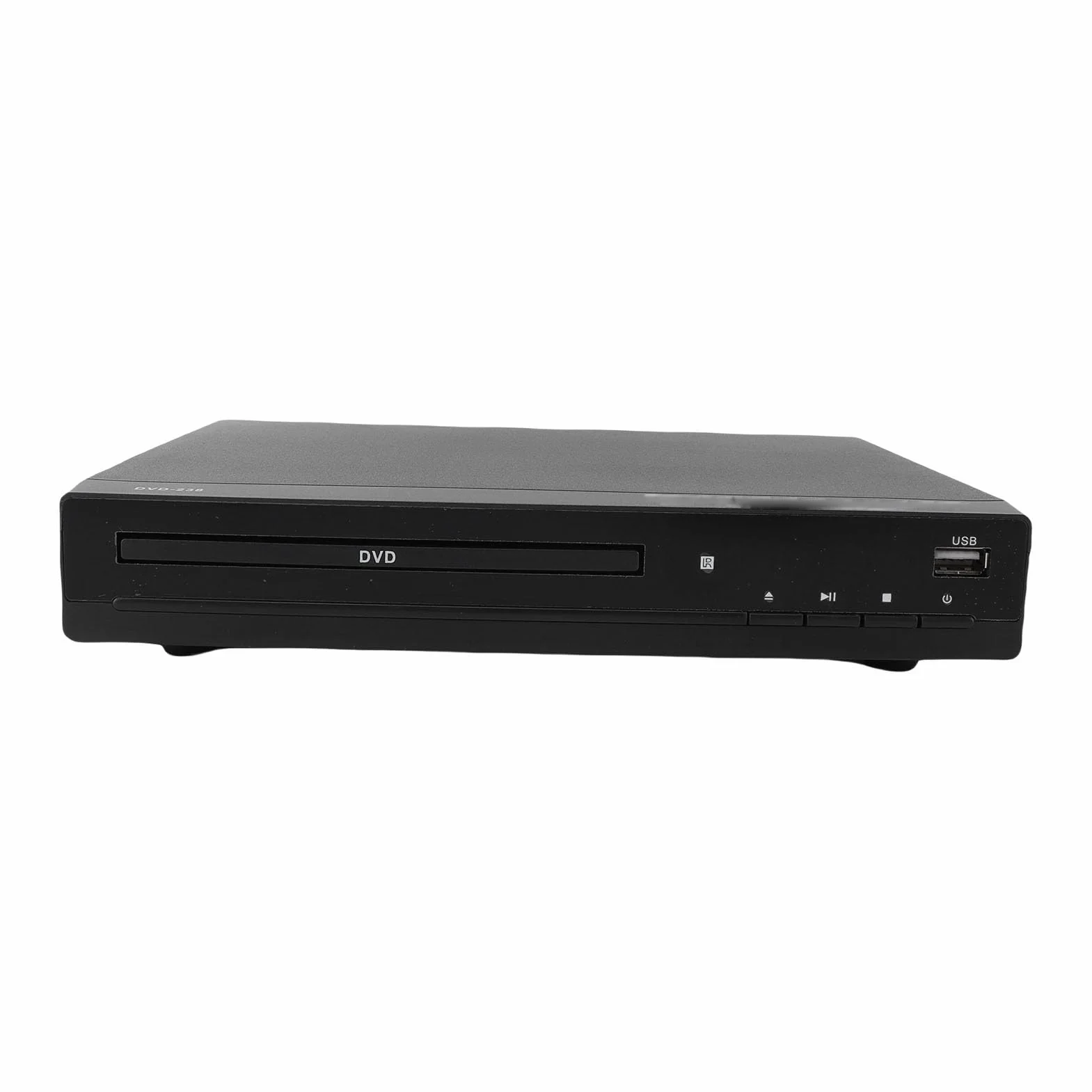Odtwarzacz DVD, Skalowanie do 1080p, Wiele Regionów, Odtwarzanie w Wielu Formatach, Skanowanie Progresywne, Superkompaktowa Konstrukcja z Portem USB do Kina Domowego (wtyczka UE)