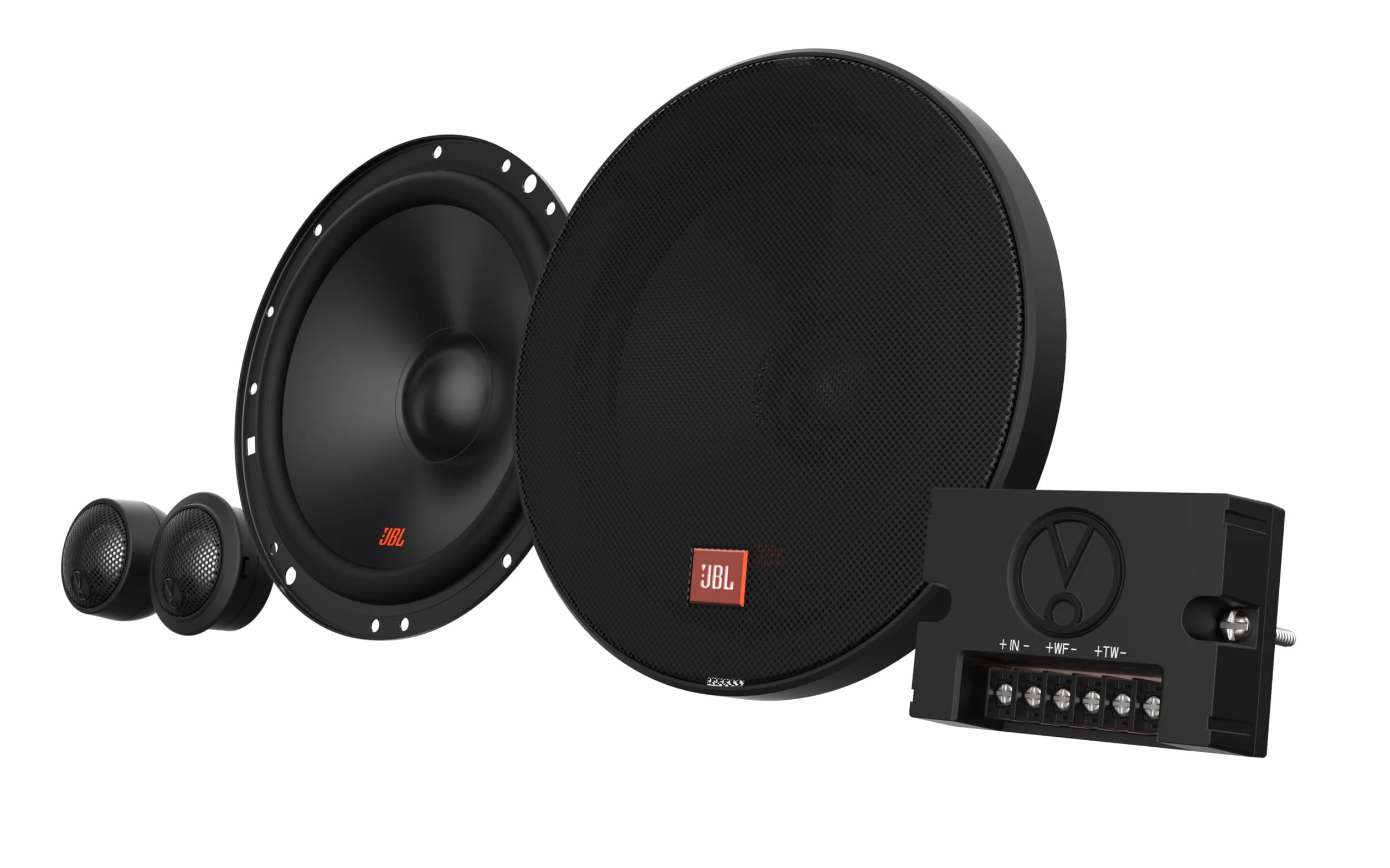 JBL STAGE2604C Dwudrożne Komponenty, Czarny, 275 W
