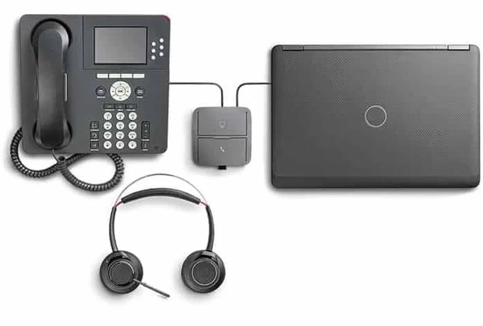 Plantronics 207414-01 USB regulator do zestawu słuchawkowego czarny
