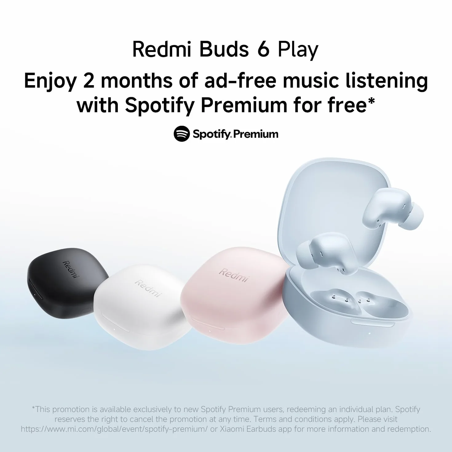 Xiaomi Redmi Buds 6 Play czarny