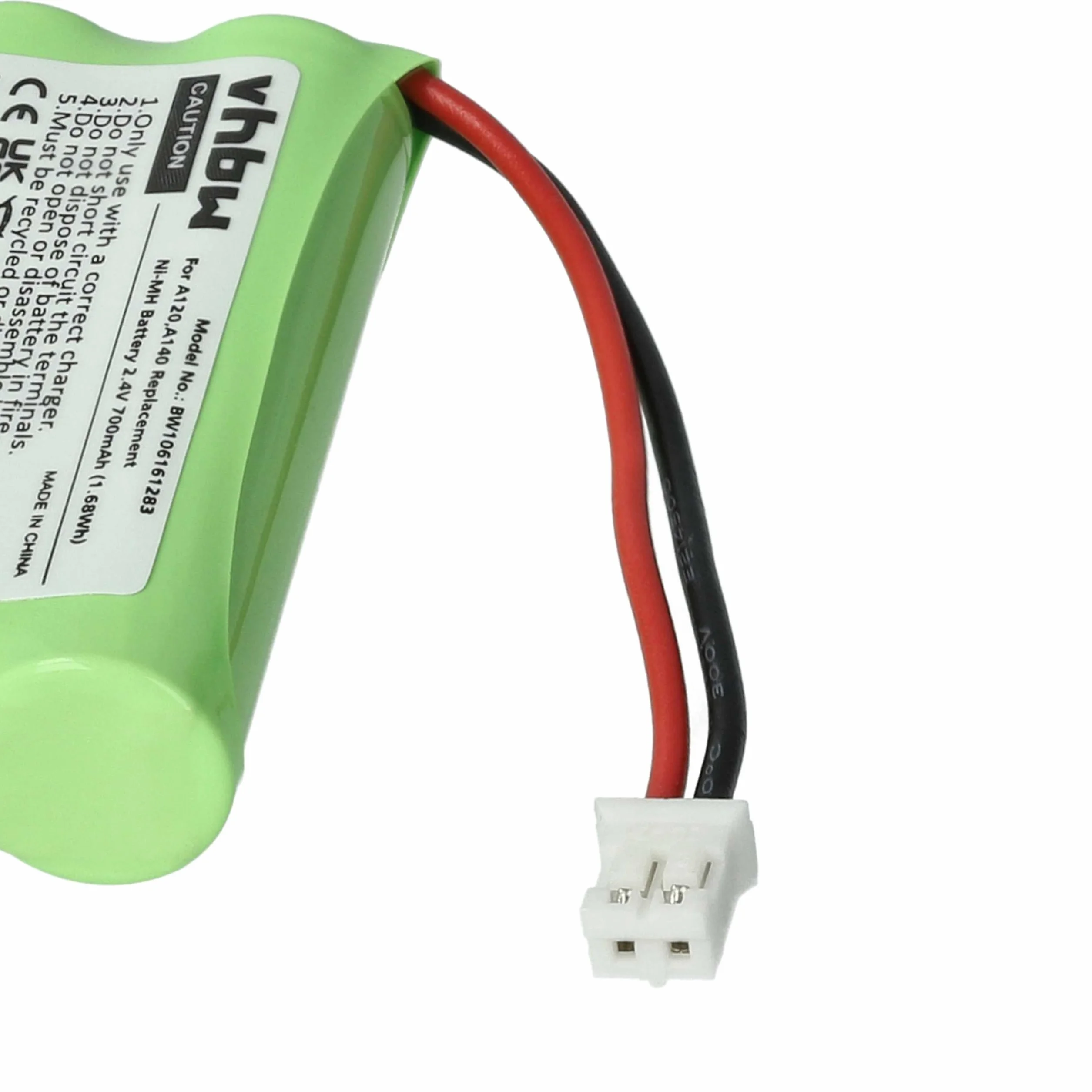 vhbw 10 x bateria zastępuje V30145-K1310-X359, S30852-D1640-X1, T382, T436-U1 do bezprzewodowego telefonu stacjonarnego (700mAh, 2,4V, NiMH)