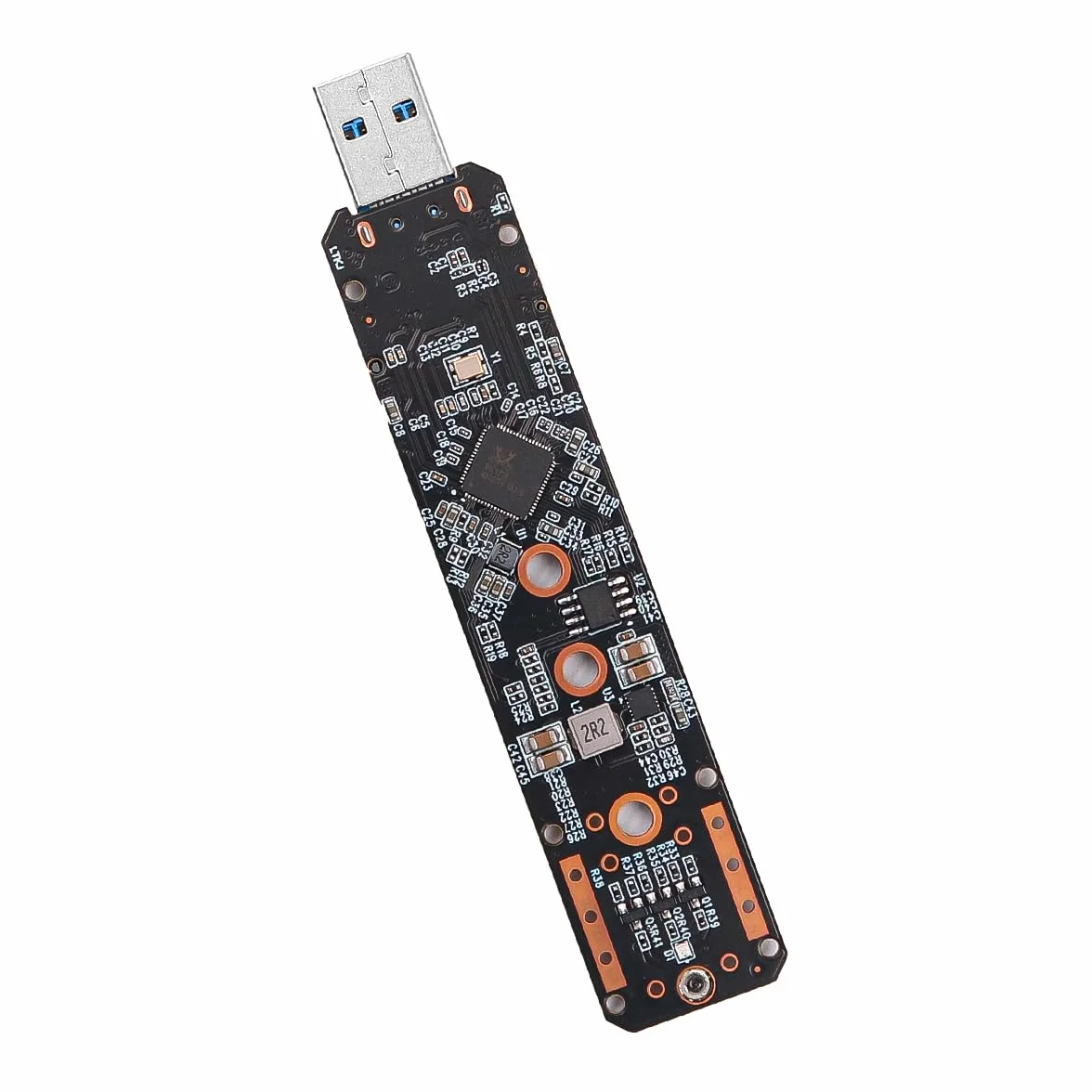 DollaTek Adapter USB M.2 Nvme na USB adapter przeno?ny Ssd 10 Gb/s USB 3.2 Gen 2 chip mostkowy M.2 Nvme adapter USB