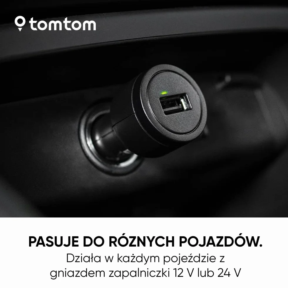 Ładowarka samochodowa TomTom 7-calowa (np. Discover, Expert, Camper Max)