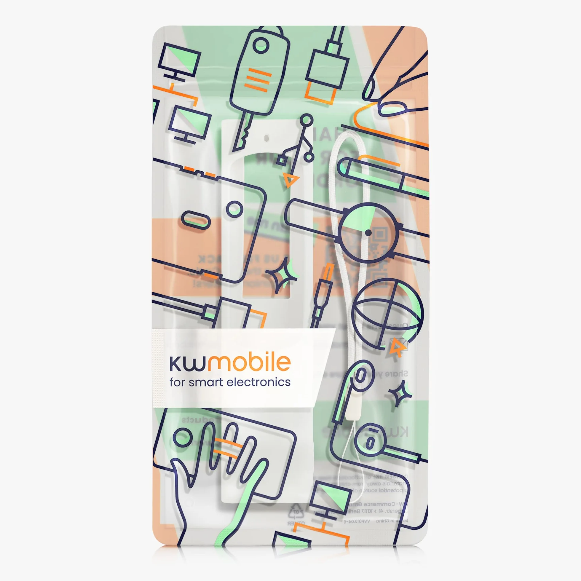 kwmobile Etui silikonowe do pilota Samsung Smart TV TM2280e BN59-01385 BN59-01386 BN59-01391A białe