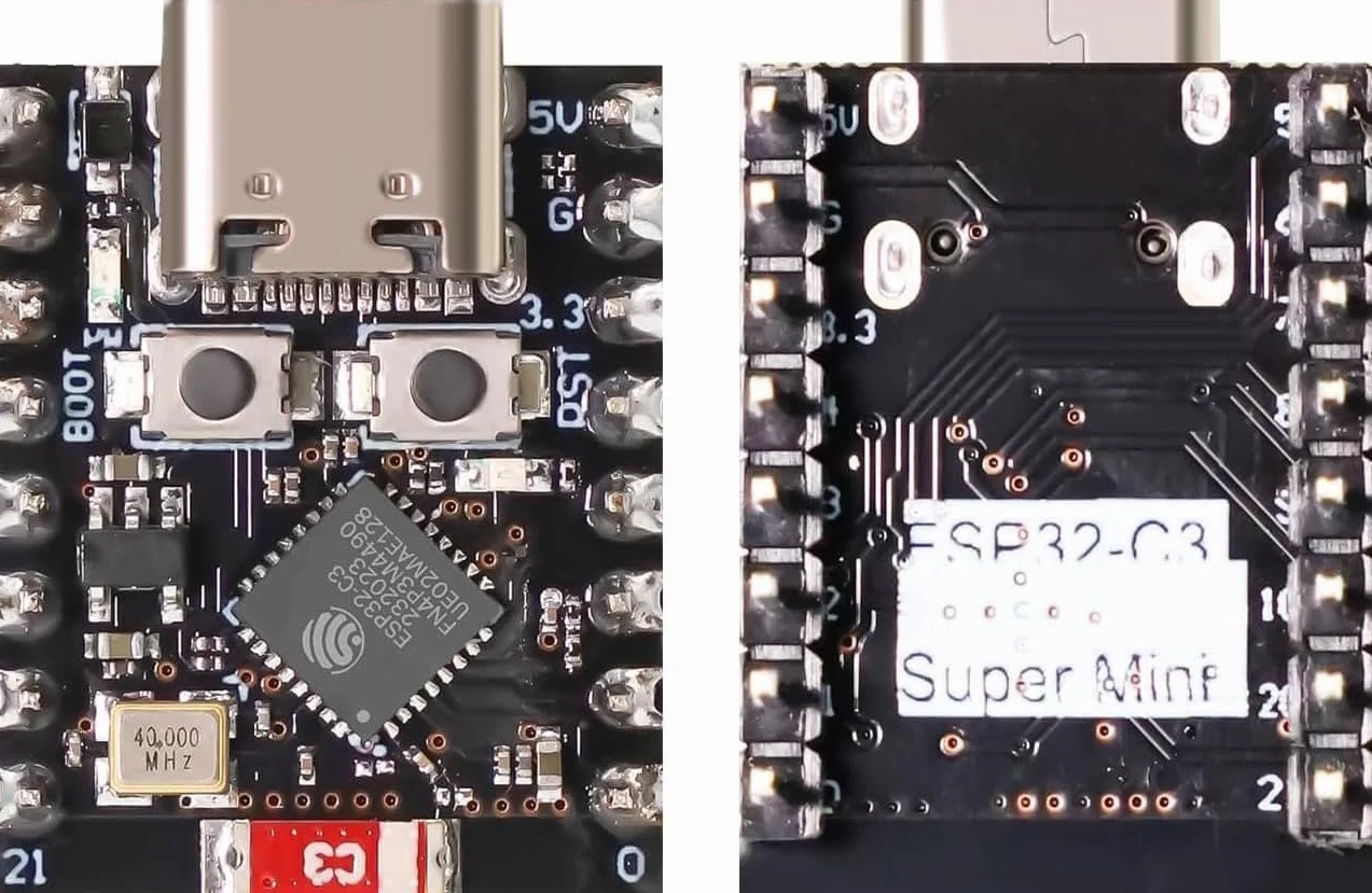 3 x ESP32-C3 Super Mini płyta rozwojowa Mini ESP32 C3 (lutowana)