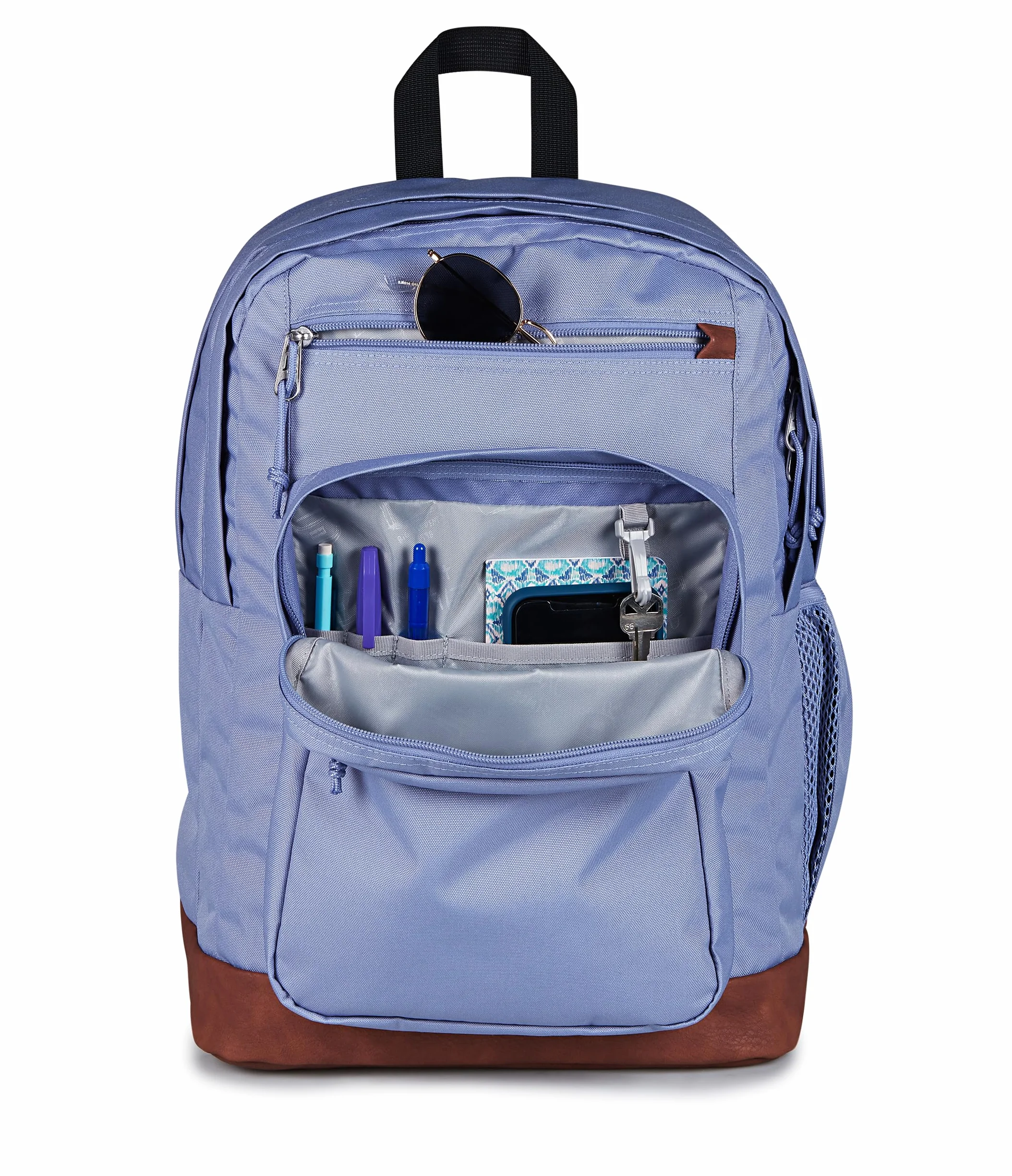 JanSport Fajny plecak z pokrowcem na laptopa 38.1 cm, duża torba na komputer z 2 przegródkami, ergonomiczne paski