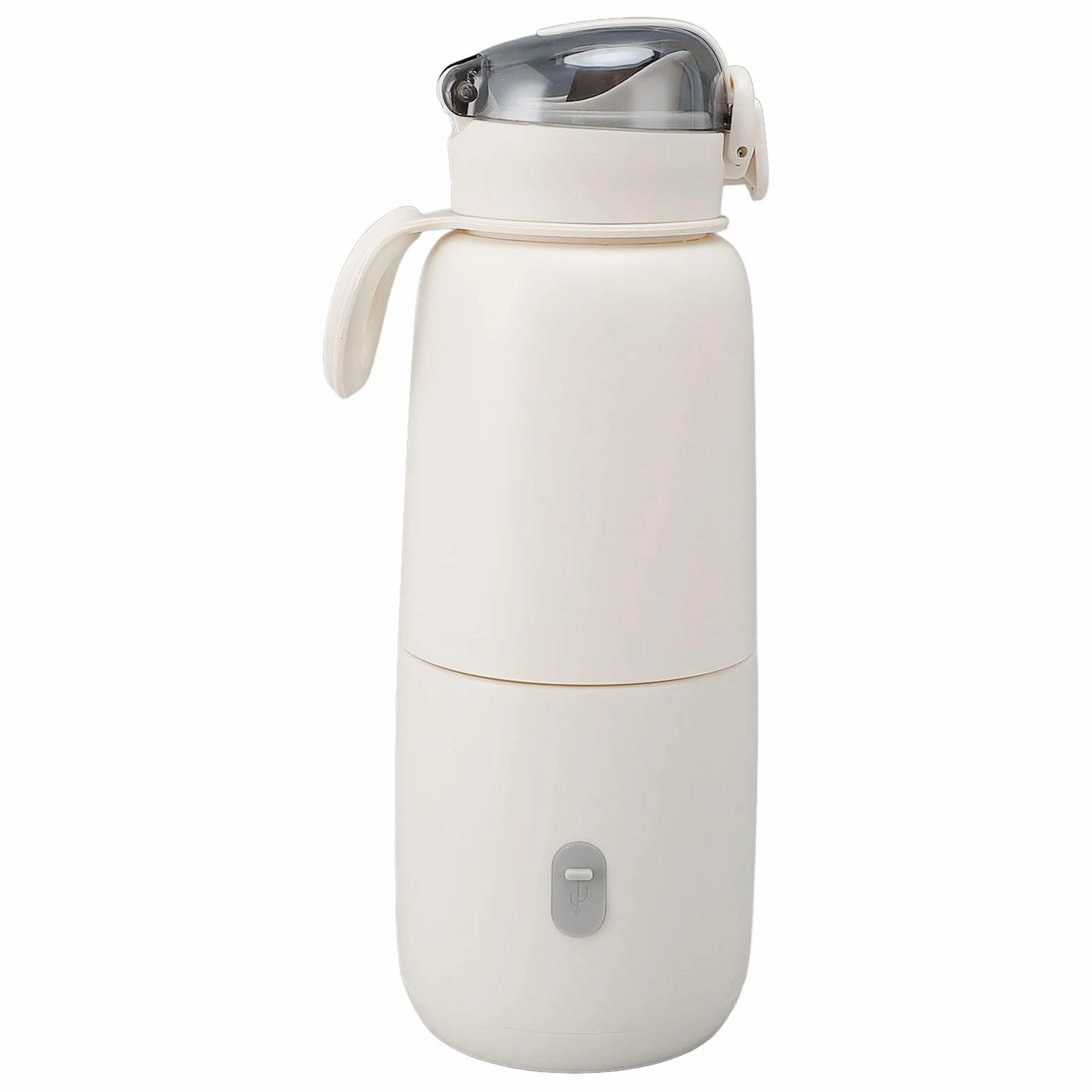 Przenośny Podgrzewacz do Butelek, 300 Ml Szybkiego Podgrzewania Mleka z Kablem ładującym i Workiem do Przechowywania, Bezprzewodowa Podgrzewacza Butelka w Podróży, Ciepłem Butelki USB na
