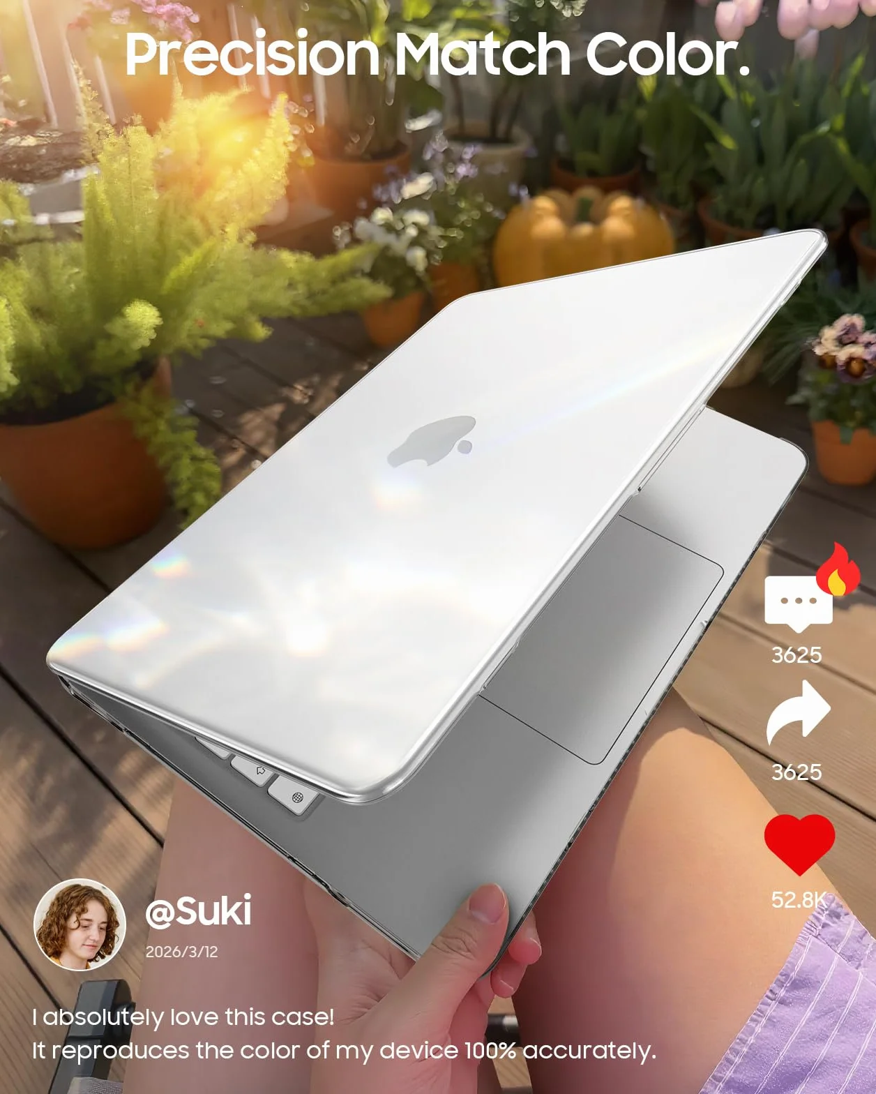 FINTIE Etui Kompatybilny z MacBook Neo 13 cali A3404 z Chipem A18 Pro 2026, Ultracienkie Przezroczysta Twarde Etui Ochronne, Przezroczysty
