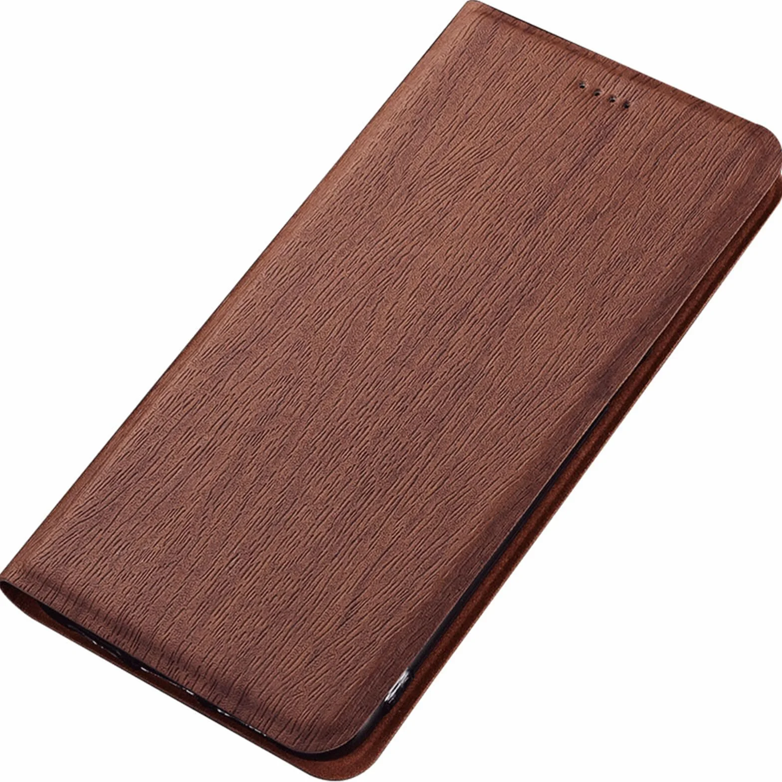 Etui portfelowe do iPhone 17 Pro Max / 17 Pro / 17 Air/17, magnetyczne klapki, etui na telefon komórkowy, wzór drzewa, skórzane etui z przegródkami na karty, brązowe, 17