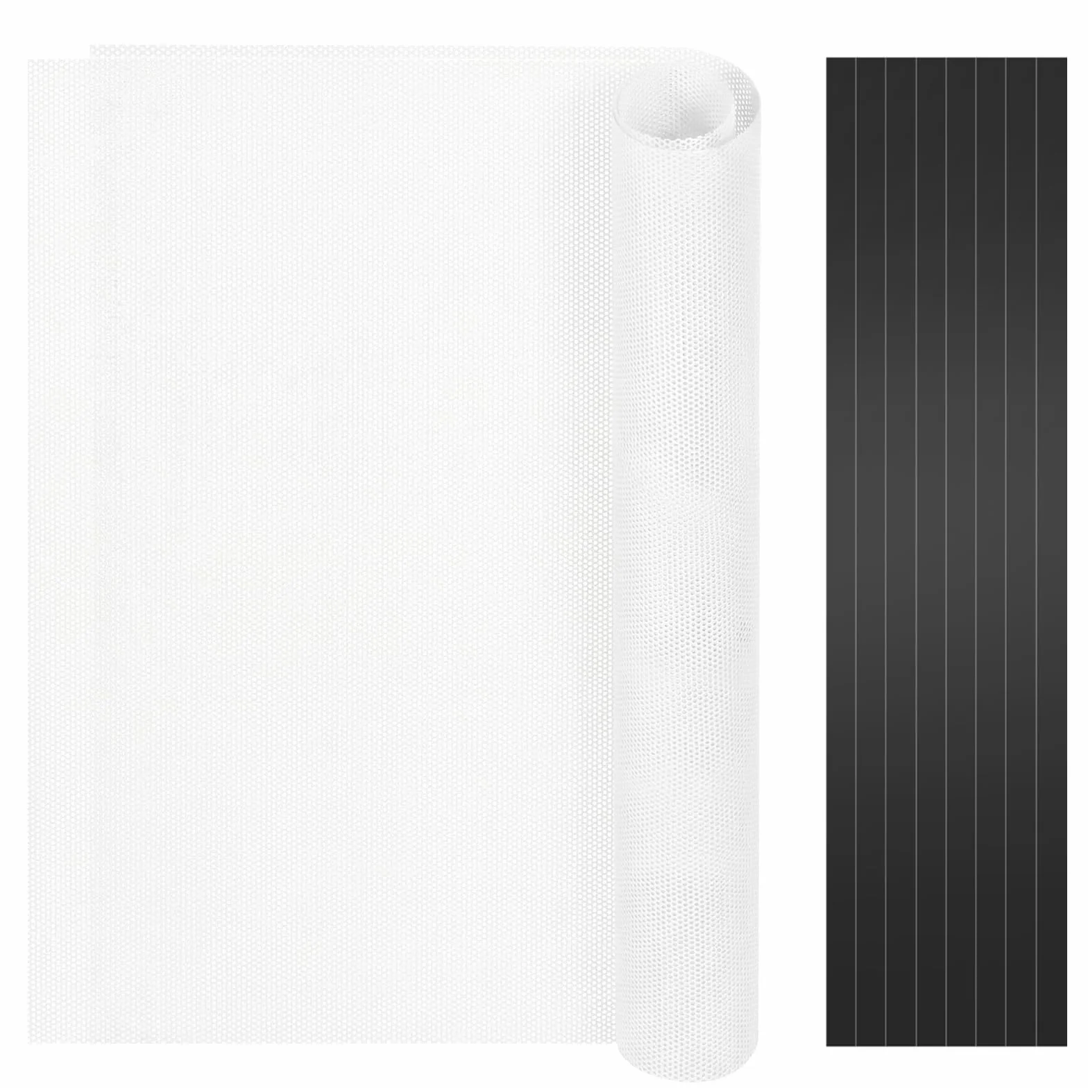 MoKo 400x300mm DIY PC Case Dust Mesh Fan Filter, 1mm Hole, 2 PCS, White | DIY Cut-to-size Design, Magnetic Frame, PVC mesh, Dustproof without Sacrificing Heat Dissipation, Easy Installation