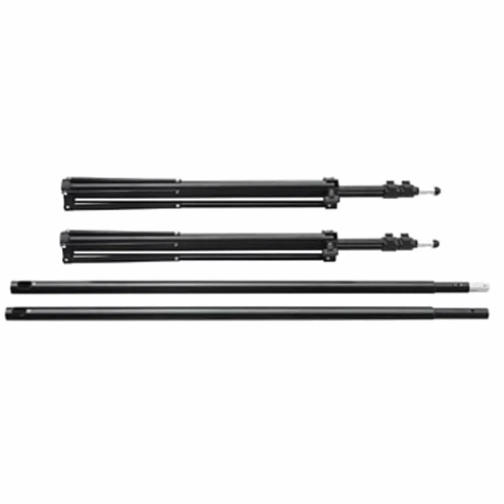 Zestaw do studia fotograficznego z białym tłem 600 × 300 cm, aluminiowy system tła, 2 lampy dzienne 24 W, statyw, parasol, torba do noszenia, oświetlenie do zdjęć, filmów, fotografii produktów