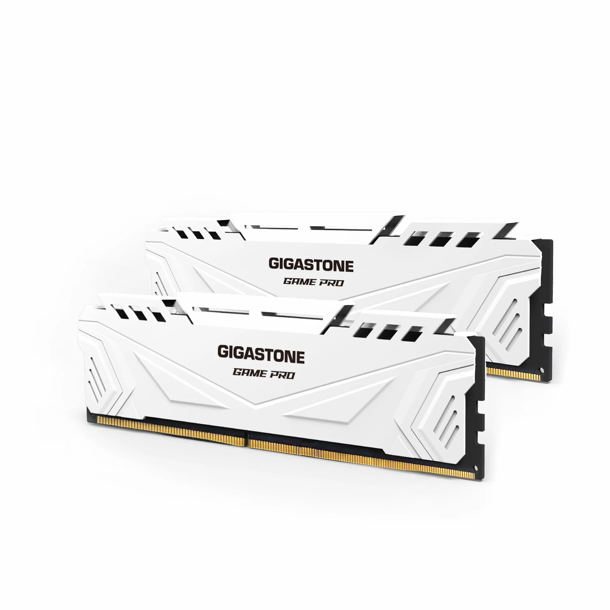 【DDR4 RAM】 GIGASTONE Game Pro Kit 32 GB (2x16GB) DDR4 3200MHz PC4-25600 CL16-18-18-40 Pamięć PC do gier komputerowych / Intel XMP 2.0 / AMD Ryzen, 1,35V UDIMM 288 pinów, bez buforowania, bez ECC RAM