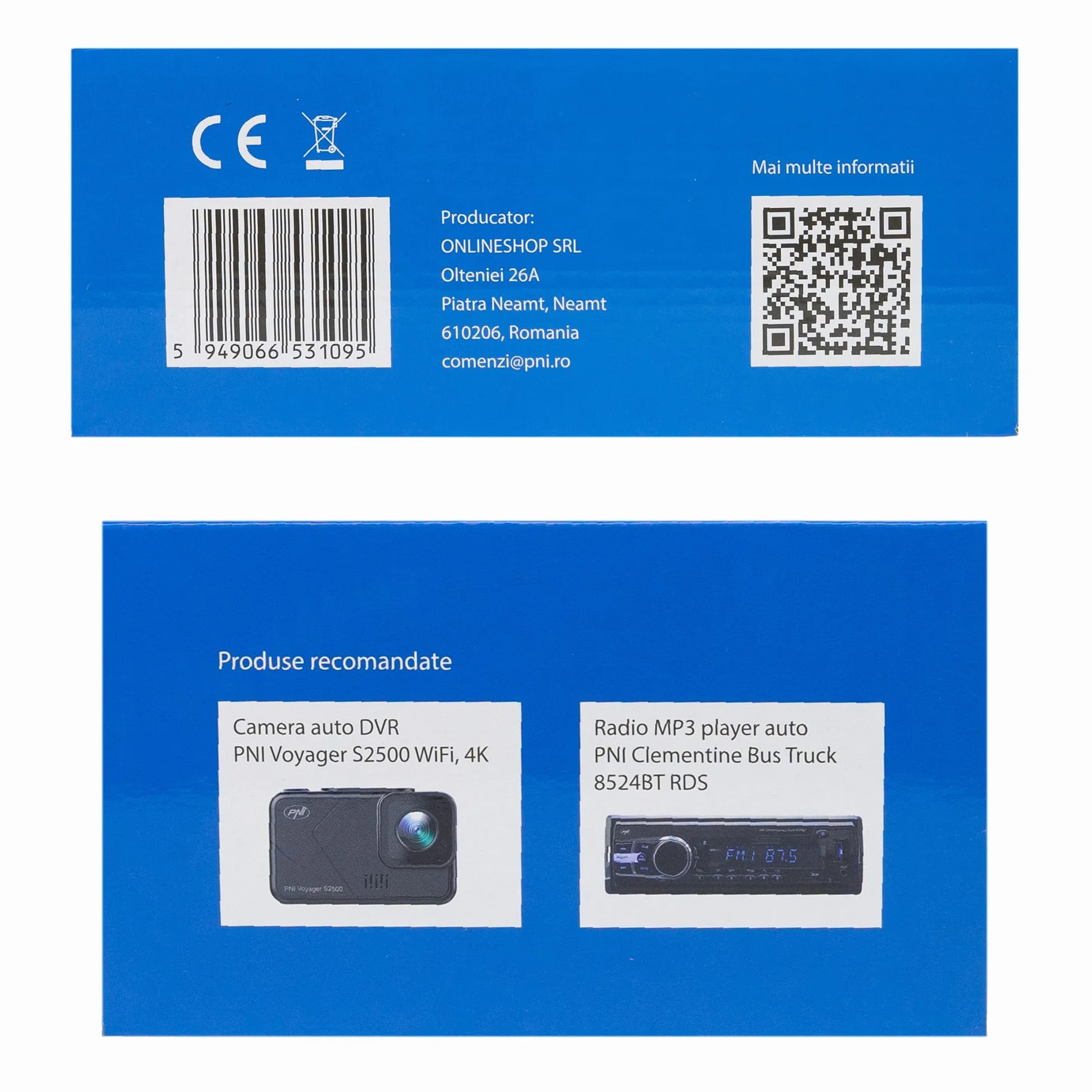 System nawigacji GPS PNI L710 PRO z osłoną przeciwsłoneczną, 7 cali, 800 MHz, 256 MB DDR, 16 GB pamięci wewnętrznej, nadajnik FM, w zestawie dwa zasilacze samochodowe