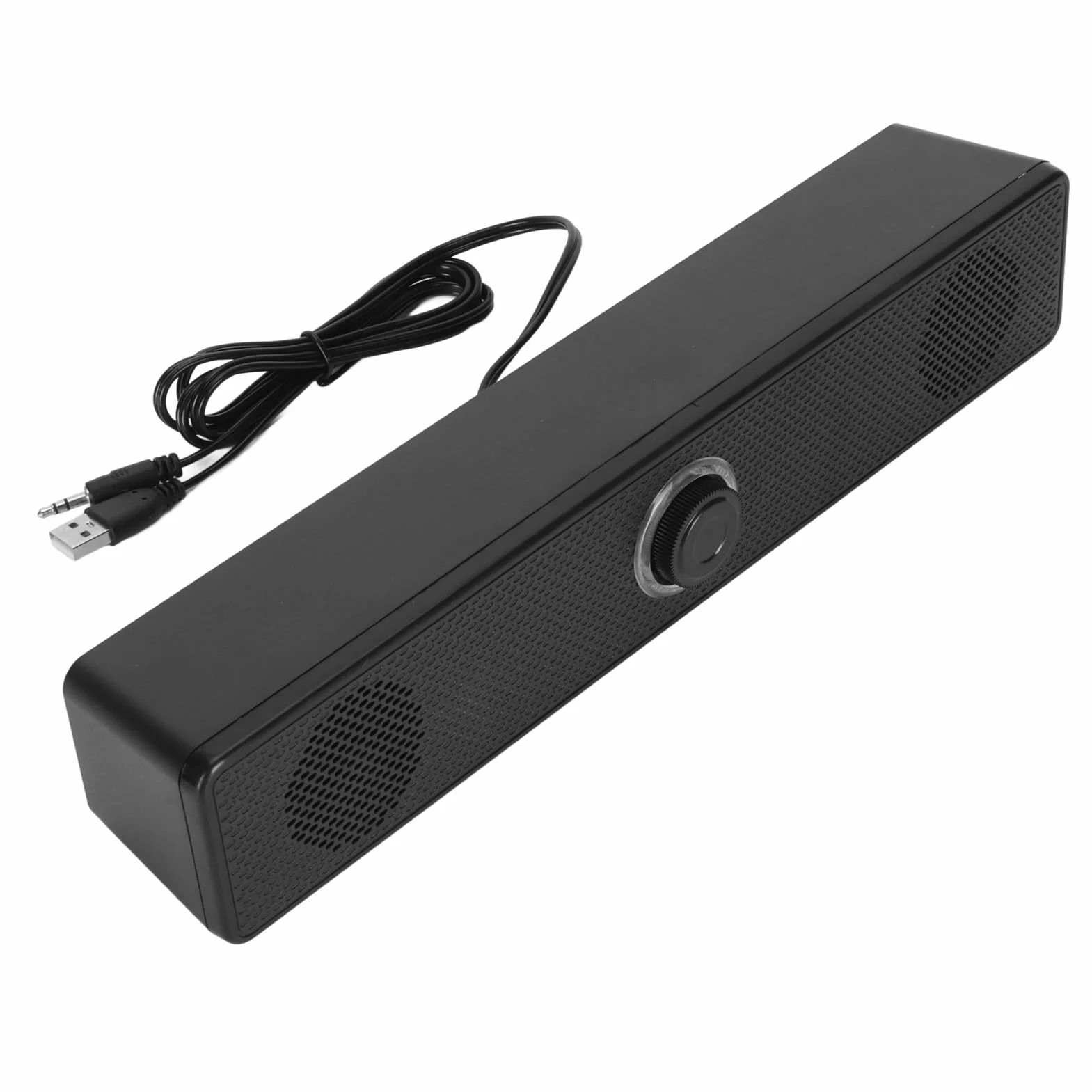 Yosoo Health Gear Głośniki Komputerowe na Komputer Stacjonarny, Stereo Dźwiękowy Zasilany USB Wired HiFi Clear Sound Volume Knob Mini Głośniki na PC Laptop Tablet