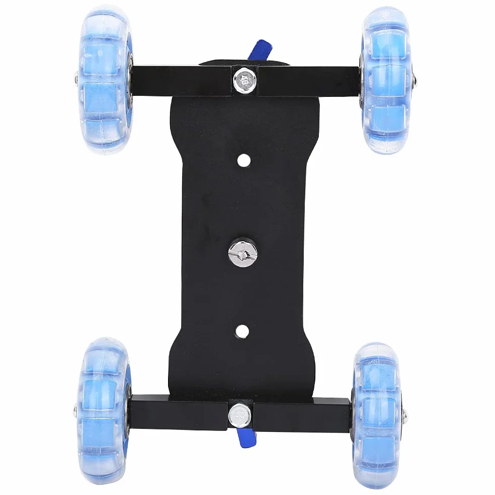 Kamera Dolly Skater, Mini Pulpit 10 KG Obciążenie Szyna Rolkowa Suwak Dolly Skater Samochód do DSLR Kamera