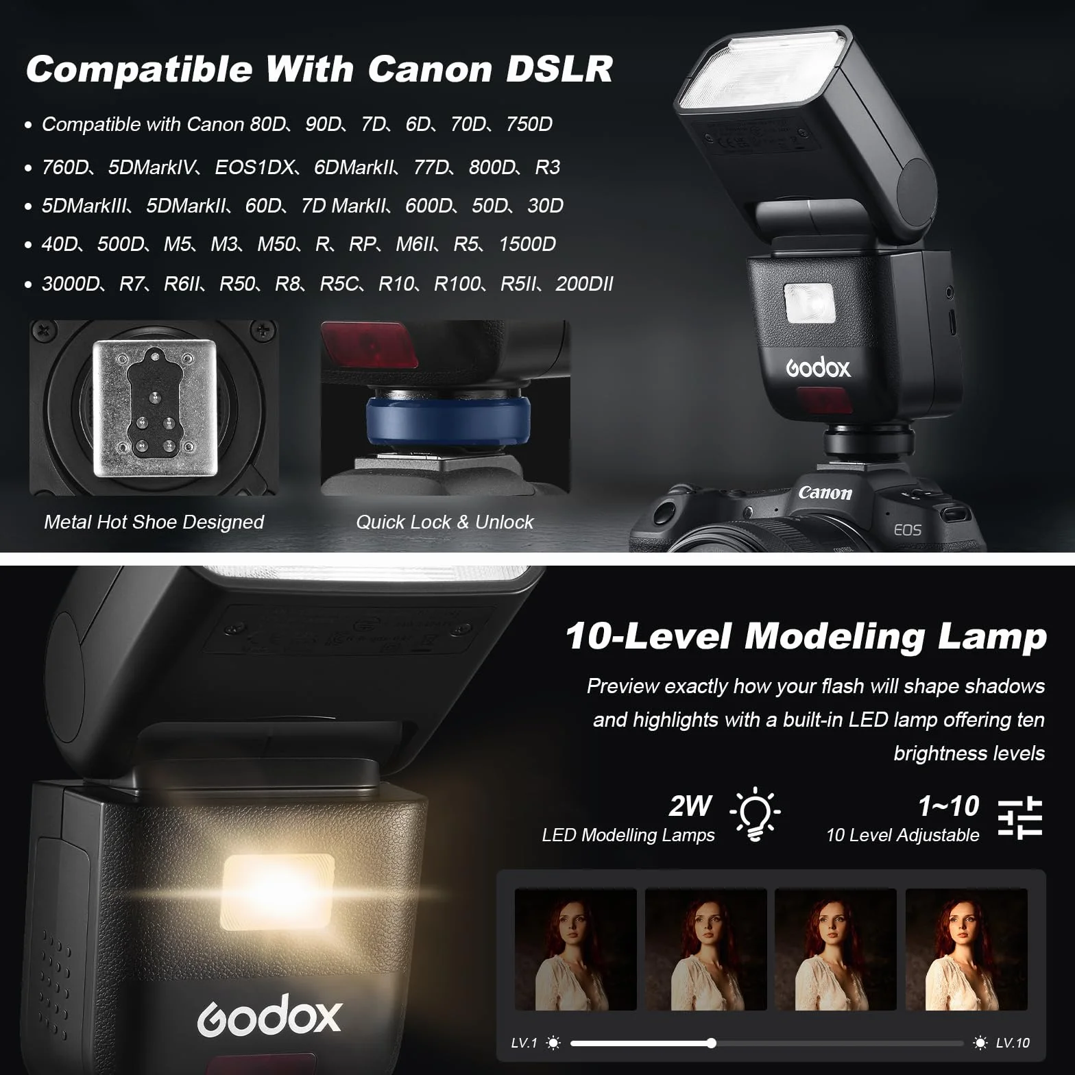 Godox V480S V480-S lampa błyskowa do aparatu Flash Speedlite 7,2 V/2200 mAh TTL GN50 650 lampa błyskowa o pełnej mocy do kamer Sony