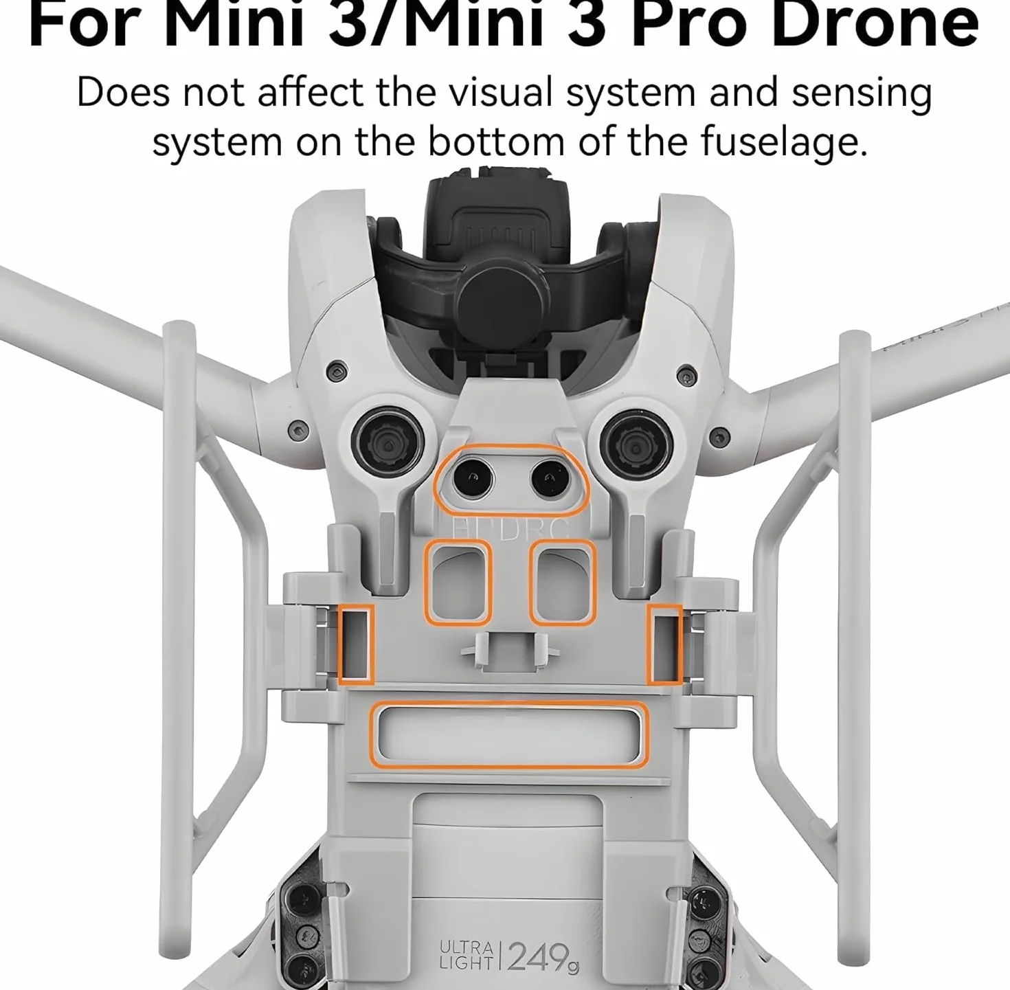 Mini 3 Pro/Mini 3 podwozie: składana szybka nogawka przedłużająca do akcesoriów do dronów DJI Mini 3/Mini 3 Pro