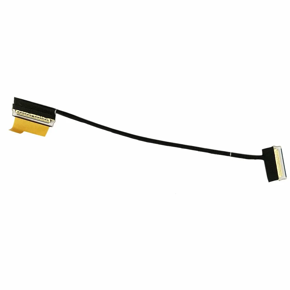 ZAHARA Ekran wyświetlacza wideo Elastyczny kabel dla LENOVO Thinkpad T490 20N2 20N3 20RY 20RX P43s 20RH 20RJ WQHD DC02C00E010 DC02C00E020 02HK975 LCD cable/Screen Display Flex line (40PIN)