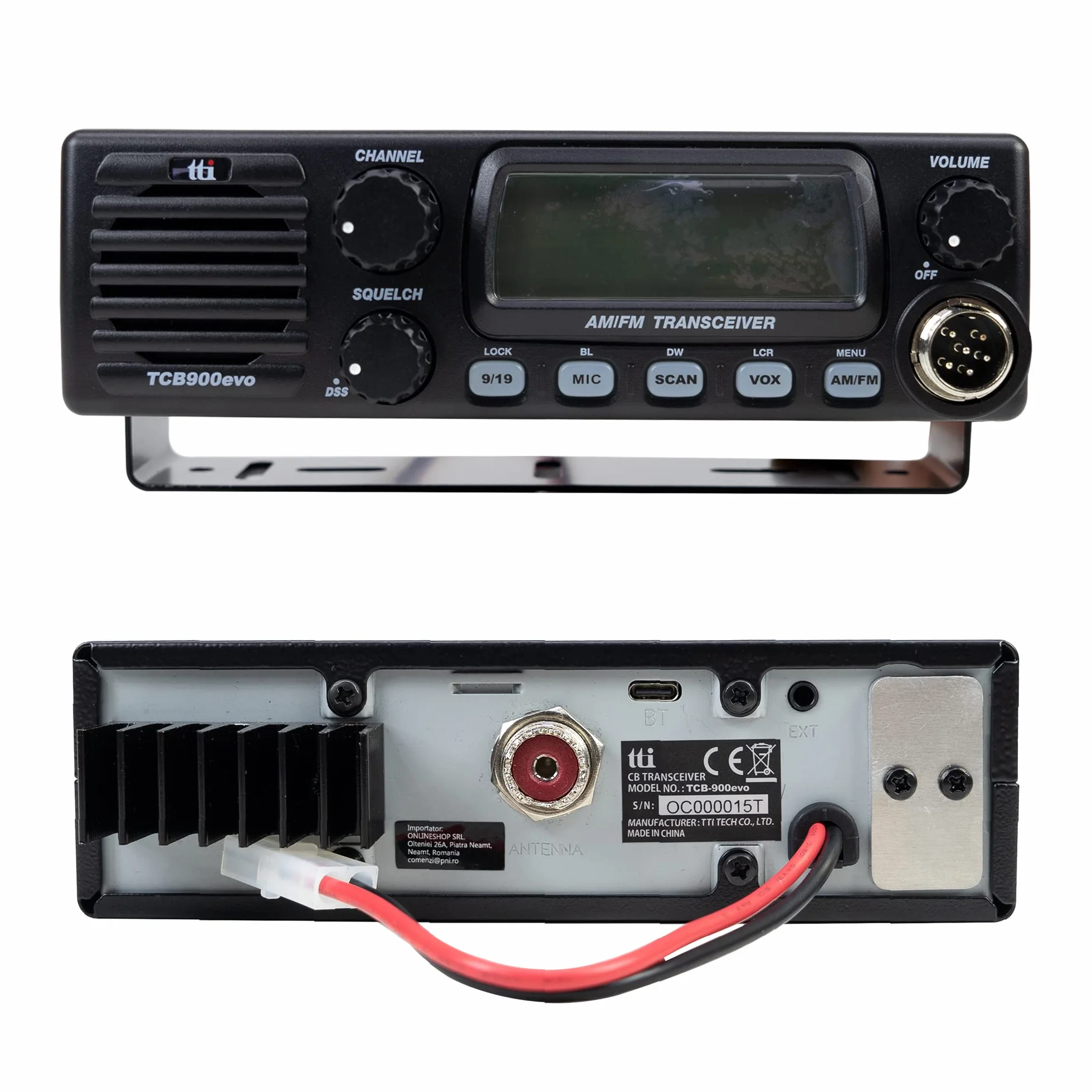 CB TTi TCB-900 EVO zestaw stacji radiowych + antena PNI Extra 48 CB z magnesem