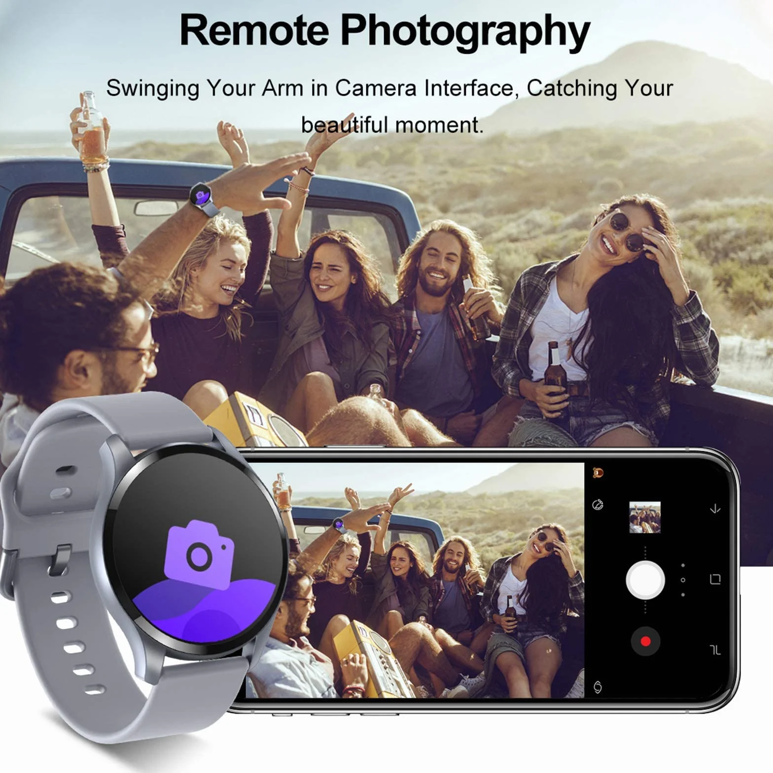 Inteligentny męski zegarek Fitness Tracker z tętnem IP67 Wodoodporny krokomierz Inteligentny zegarek z trackerem snu Kroki Muzyka dla Androida iOS little surprise