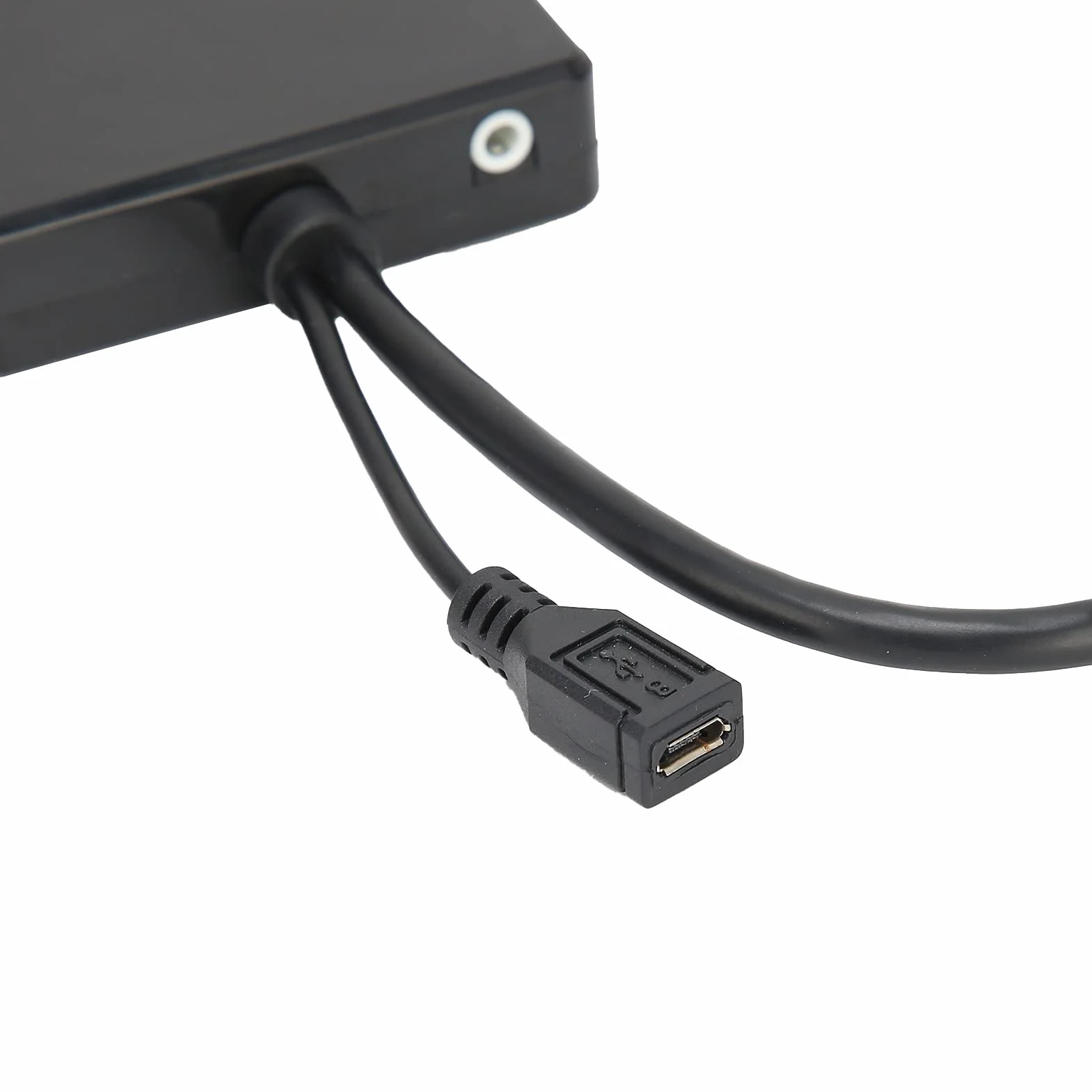 Adapter HDMI do VGA, Rozdzielacz HDMI 1 Wejście 2 Wyjście, Podwójny Wyświetlacz 1080P Konwerter HDMI na HDMI VGA Czarny