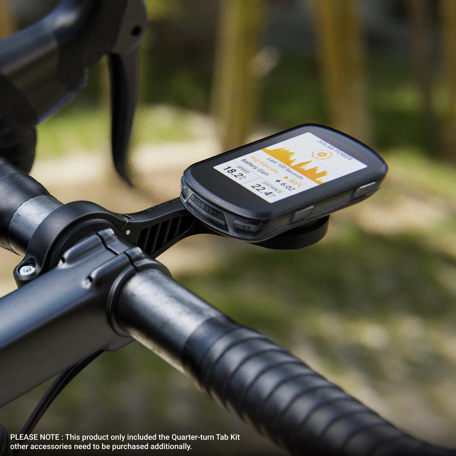 TUSITA S00-02030-00 Zestaw Zaczepów ćwierćobrotowych Kompatybilny z Garmin Edge 540 840 GPS, 2 Sztuki