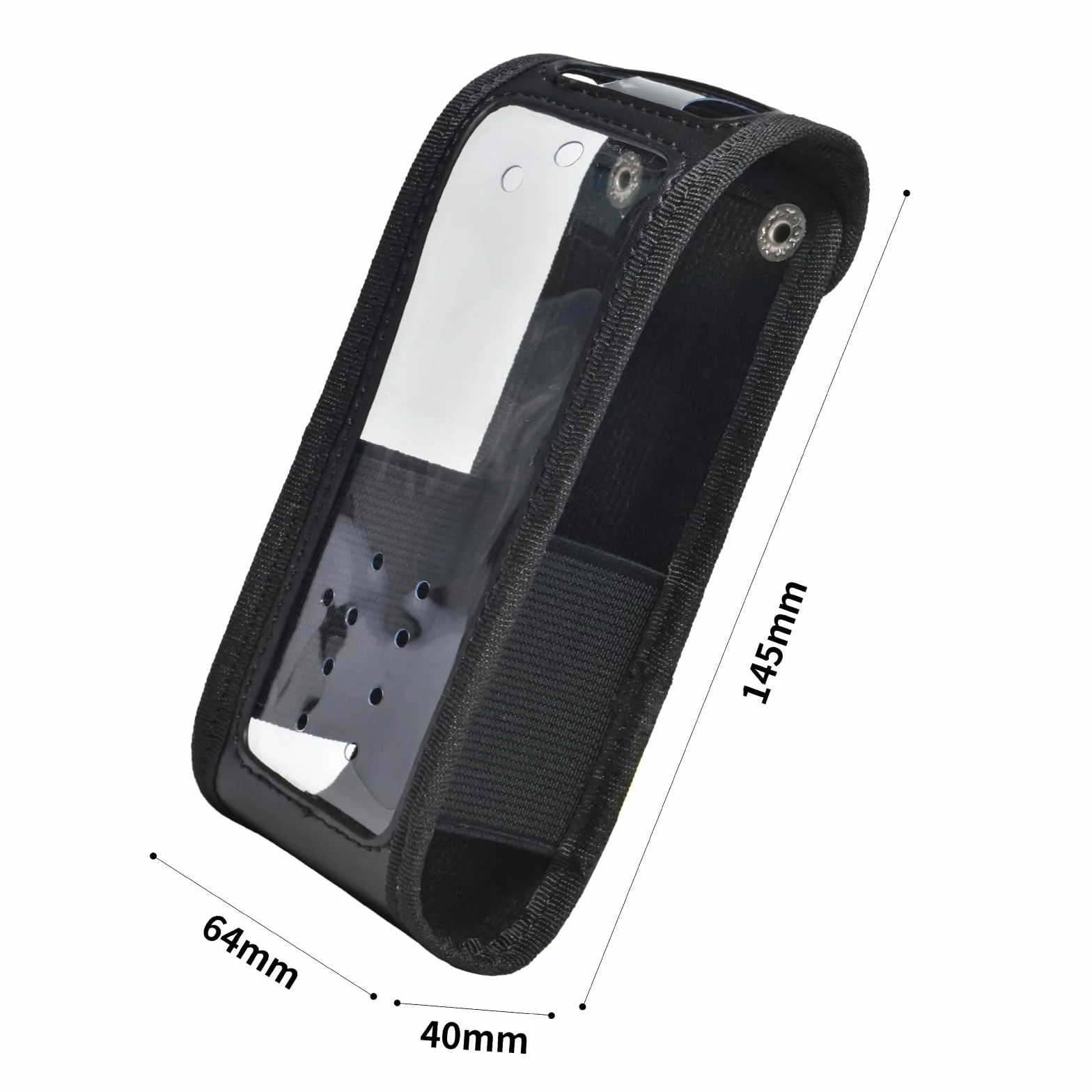 Skórzany pokrowiec do Sepura STP8000 STP9000 STP9100 STP9200 Radio Torba Uchwyt na pasek