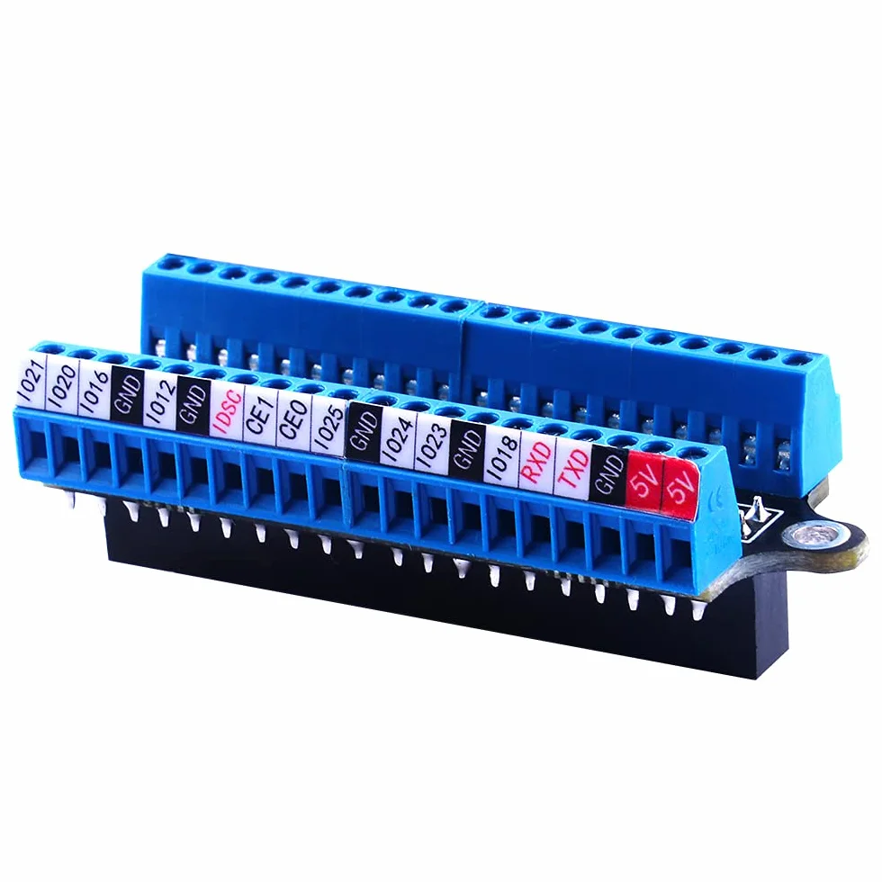 Raspberry Pi Micro GPIO Terminal Block Breakout Board Module, GPIO Expansion Board for Raspberry Pi 4B/3B+/3B/2B