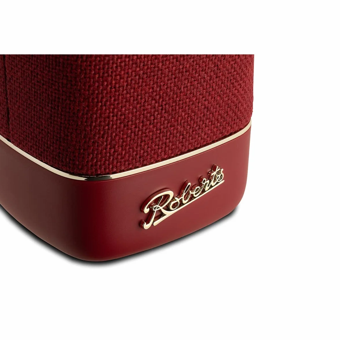 Roberts - Beacon 335 głośnik Bluetooth - przenośny, ładowalny, 15-godzinna żywotność baterii, dwa pasywne grzejniki basowe, wzmacniacz basowy, korektor, parowanie stereo - czerwona wnęka