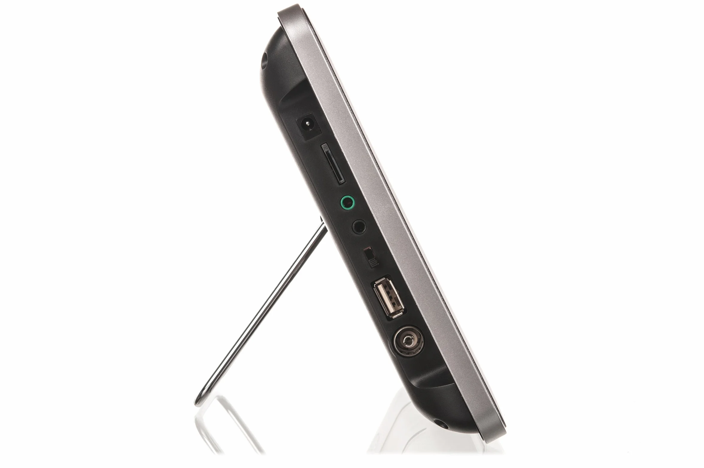 Xoro PTL 1012 telewizor o przekątnej 25,6 cm (10,1 cala) (o pojemności 4800 mAh, przenośny DVB-T/DVB-T2, H.265/HEVCDekoder, funkcja PVR Ready, odtwarzacz multimedialny i aktywna antena teleskopowa z magnetyczną nóżką), kolor czarny