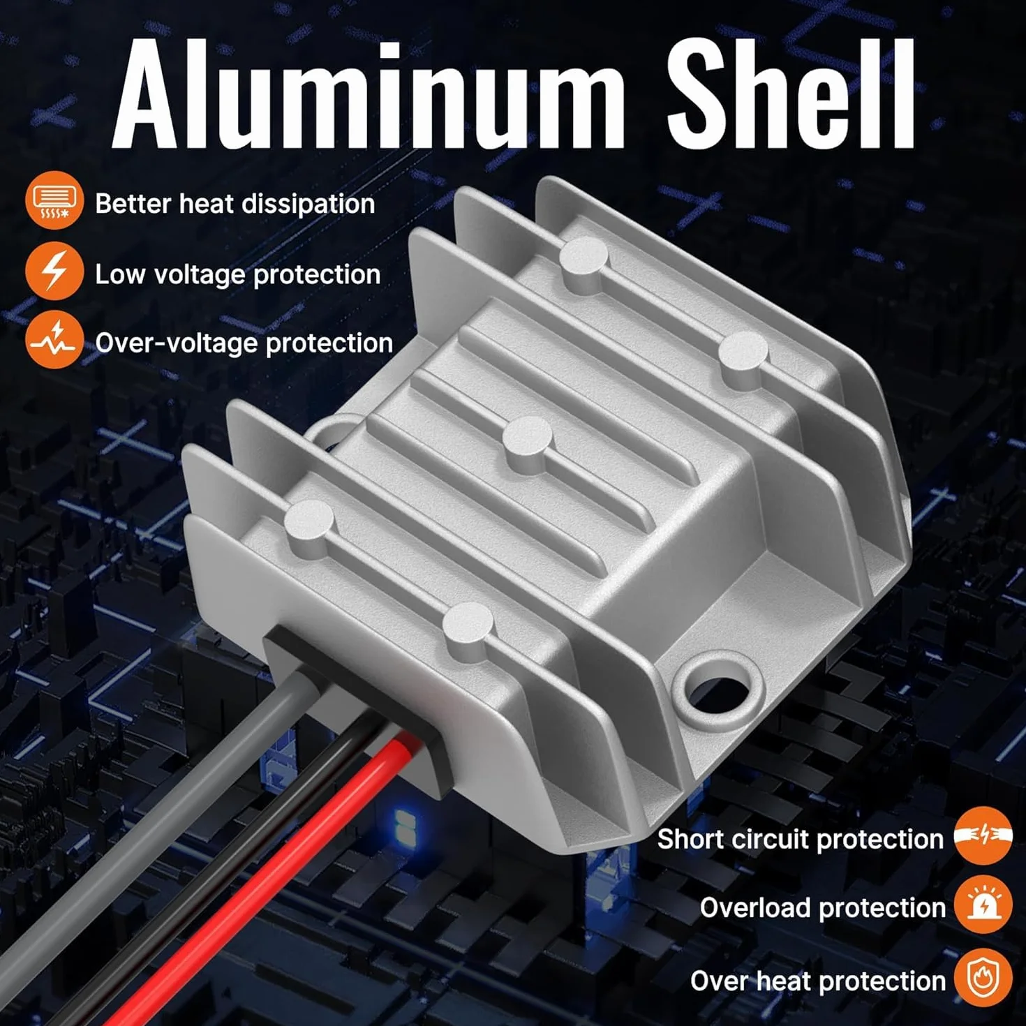Wzmacniacz do adaptera Starlink Mini 12 V - 12/24 V (9-28 V) do 30 V 3,5 A DC Step-Up Converter z wyjściem żeńskim 5521, wodoodporny kabel przeznaczony do akcesoriów do zasilaczy Starlink Mini