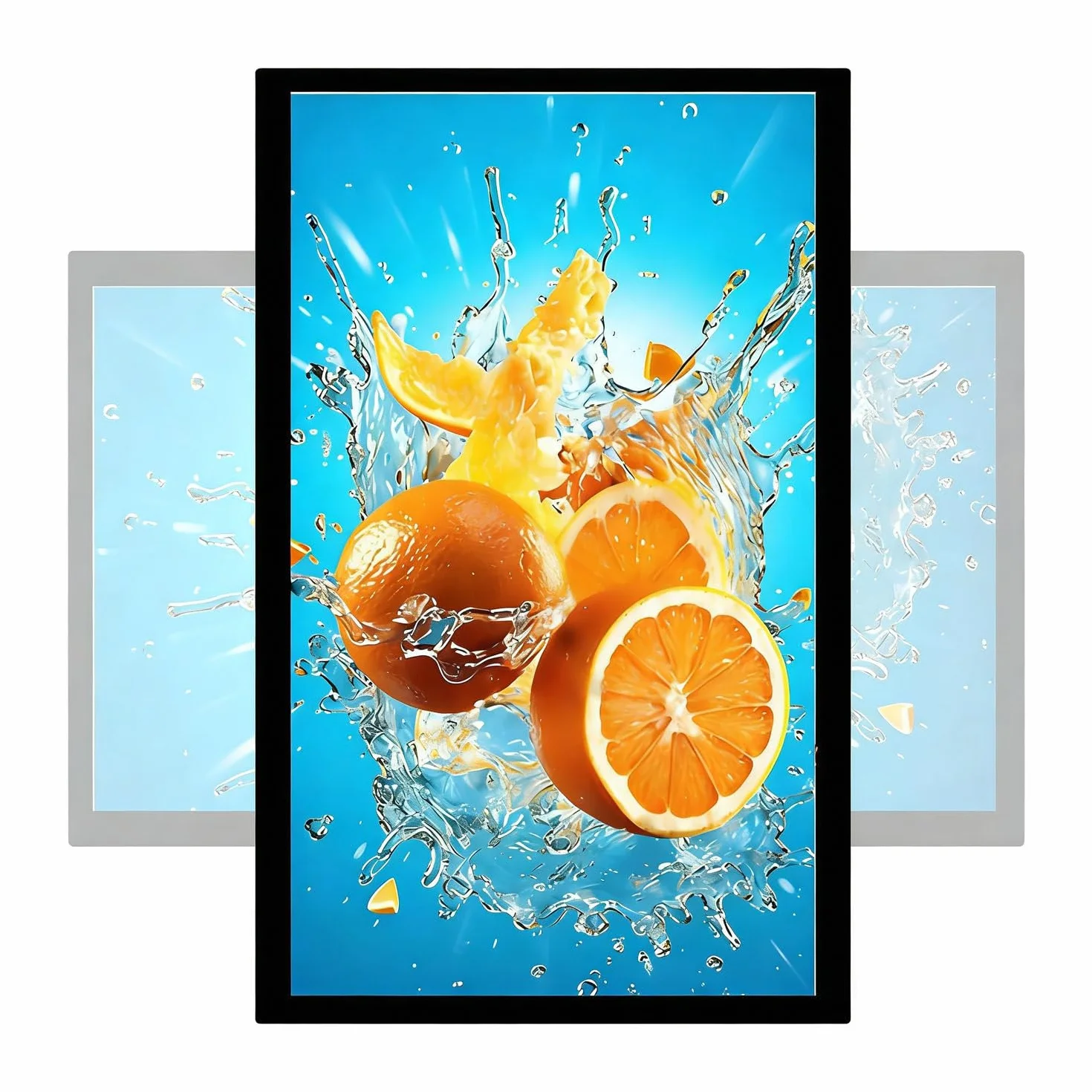 Cyfrowy Kiosk Reklamowy I Odtwarzacz Multimedialny, WyśWietlacz Lcd, Hdmi/Usb/Wifi, PrzełąCzanie MięDzy Trybem Poziomym I Pionowym, Inteligentny Podzielony Ekran W PęTli Non-Touch-27"