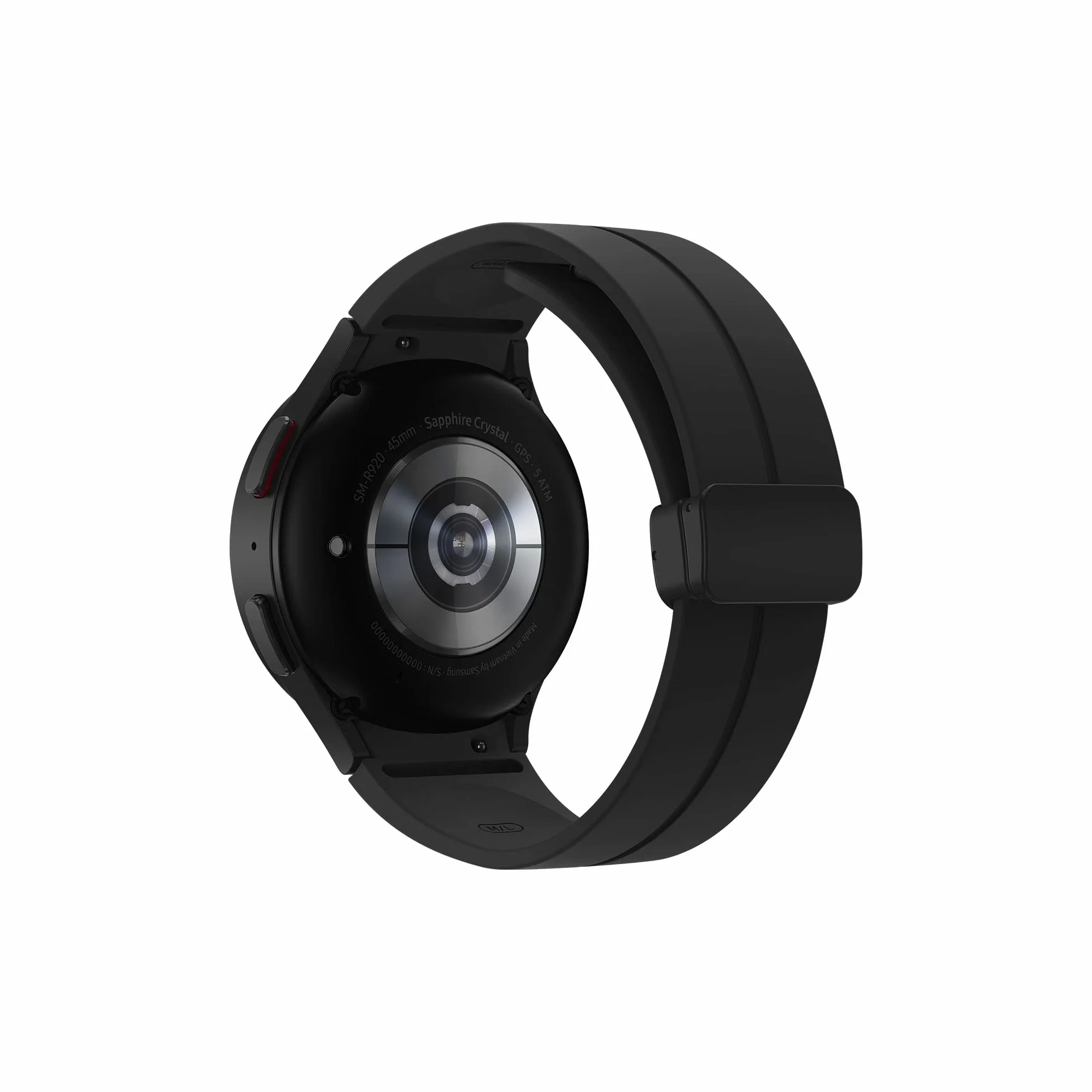 SAMSUNG Galaxy Watch5 Pro inteligentny smartwatch, monitorowanie zdrowia, śledzenie stanu fizycznego, długa żywotność baterii, Bluetooth 45 mm, czarny, zegarek sportowy, 45mm - wersja PL