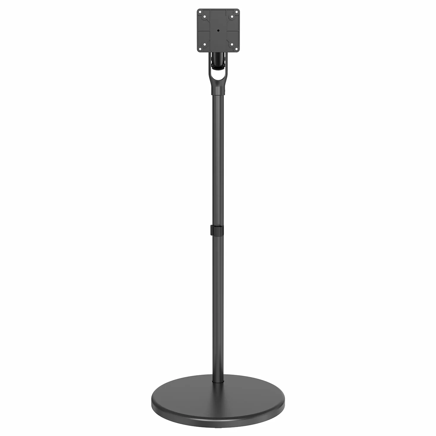 Maclean MC-970 mobilny monitor/stojak pod telewizor na kółkach do ekranu 17-25", wolnostojący, VESA 75 x 75 100 x 100, obciążenie od 2 do 10 kg, regulacja nachylenia i wysokości (czarny)