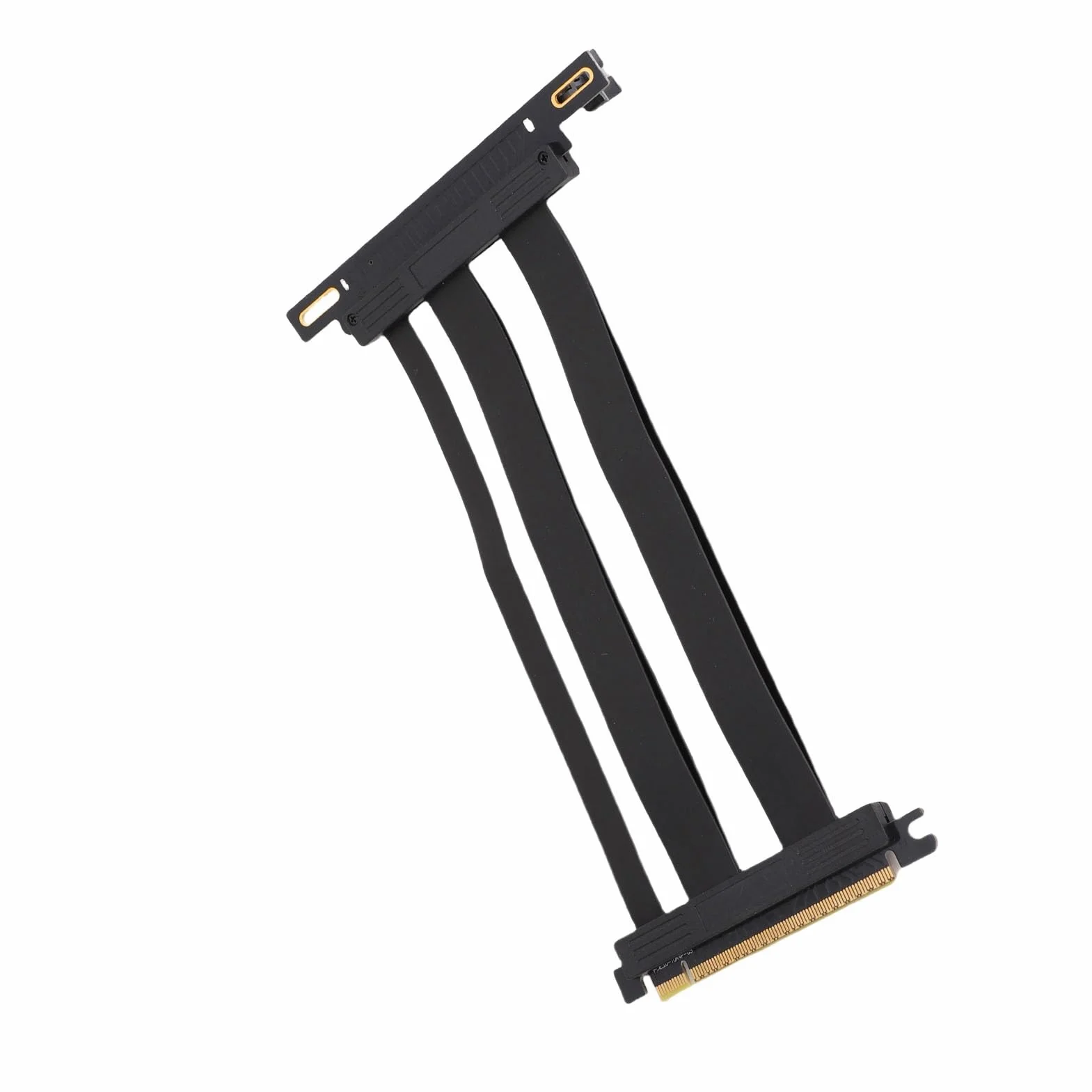 Kąt Kątowy PCIE 5.0 X16 Kabel, Strata Przeciwgiężna -Pllug i Play PCIE 5.0 X16 Kabel Pionowy do Materiałów Komputerowych (20 cm)