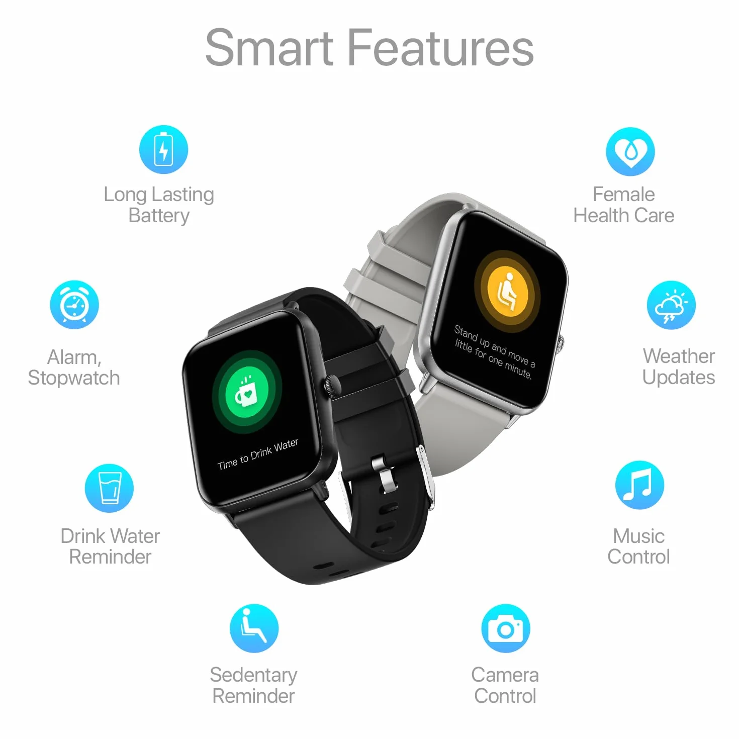 Fire-Boltt Ninja Call Pro Bluetooth Calling Smart Watch, wyświetlacz HD 1,69″, podwójny chip, asystent głosowy AI, 120 trybów sportowych, SpO2 i pulsometr, smartwatch fitness Tracker dla mężczyzn i