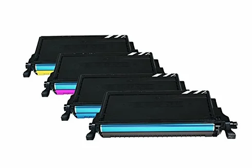 Rebuilt do Samsung CLP-670 Series Toner zestaw ekonomiczny czarny, cyjan, magenta, Yellow - CLP-620 / CLT-5082L - na ok. 1 x 5000 i 3 x 4000 stron (5% pokrycia)