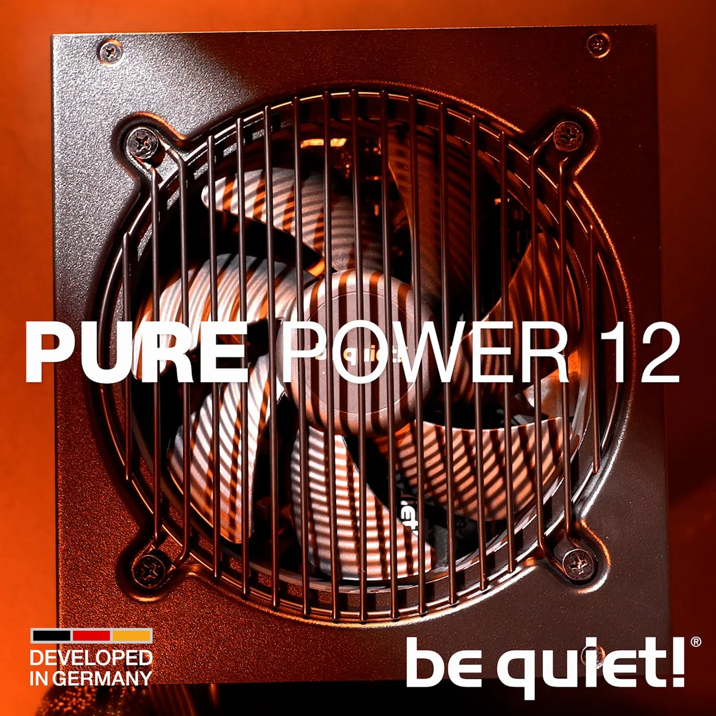 be quiet! Pure Power 12 750 W zasilacz sieciowy, wydajność 80 Plus® Gold, ATX 3.1 z pełną obsługą procesorów graficznych PCIe 5.1, wyjątkowo cichy wentylator be quiet! 120 mm, technologia LLC