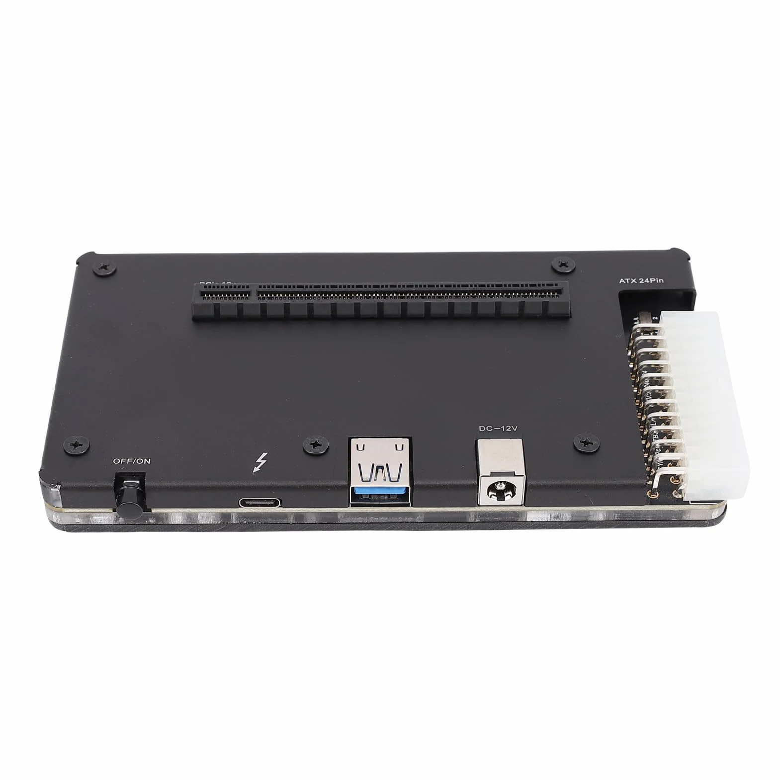 Dioche Obudowa Karty Graficznej Zewnętrzna Stacja Dokująca GPU na 4 Karty Graficzne Obudowa z USB 4.0 Typu Plug-and-Play i Kablem do Transmisji Danych o Długości 1 M dla Ulepszonych Gier i Edycji