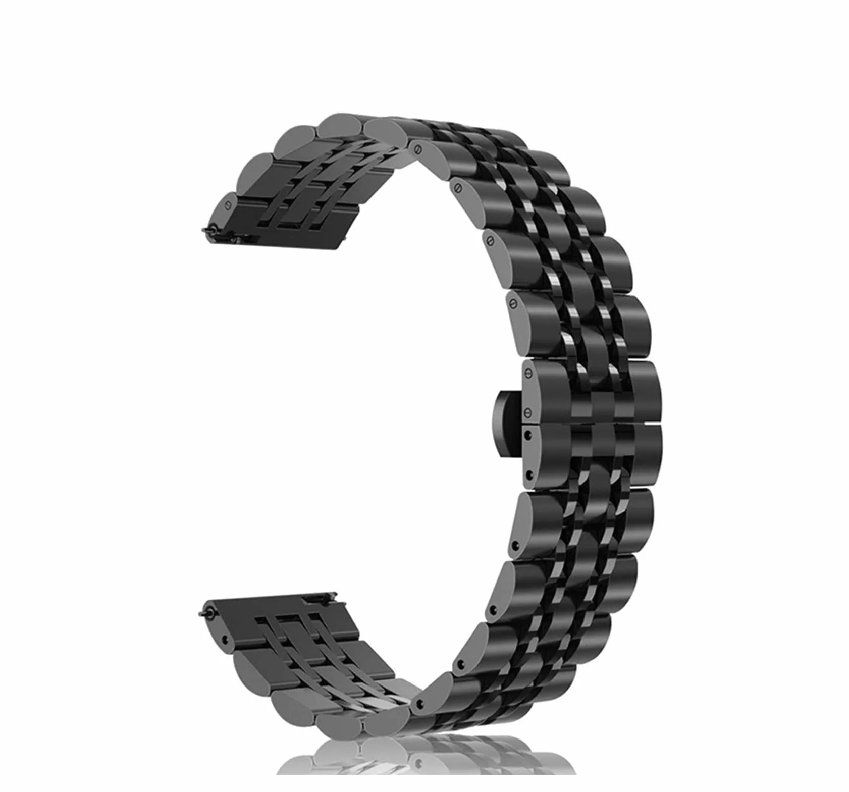 Pasek obserwacyjny odpowiedni do inteligentnej metalowej opaski, 20 mm, wymiennego paska ze stali nierdzewnej 22 mm