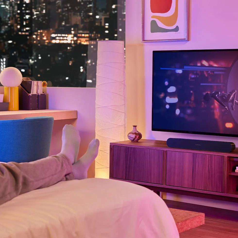 Sonos Ray — Kompaktowy soundbar do telewizji i muzyki — Czarny