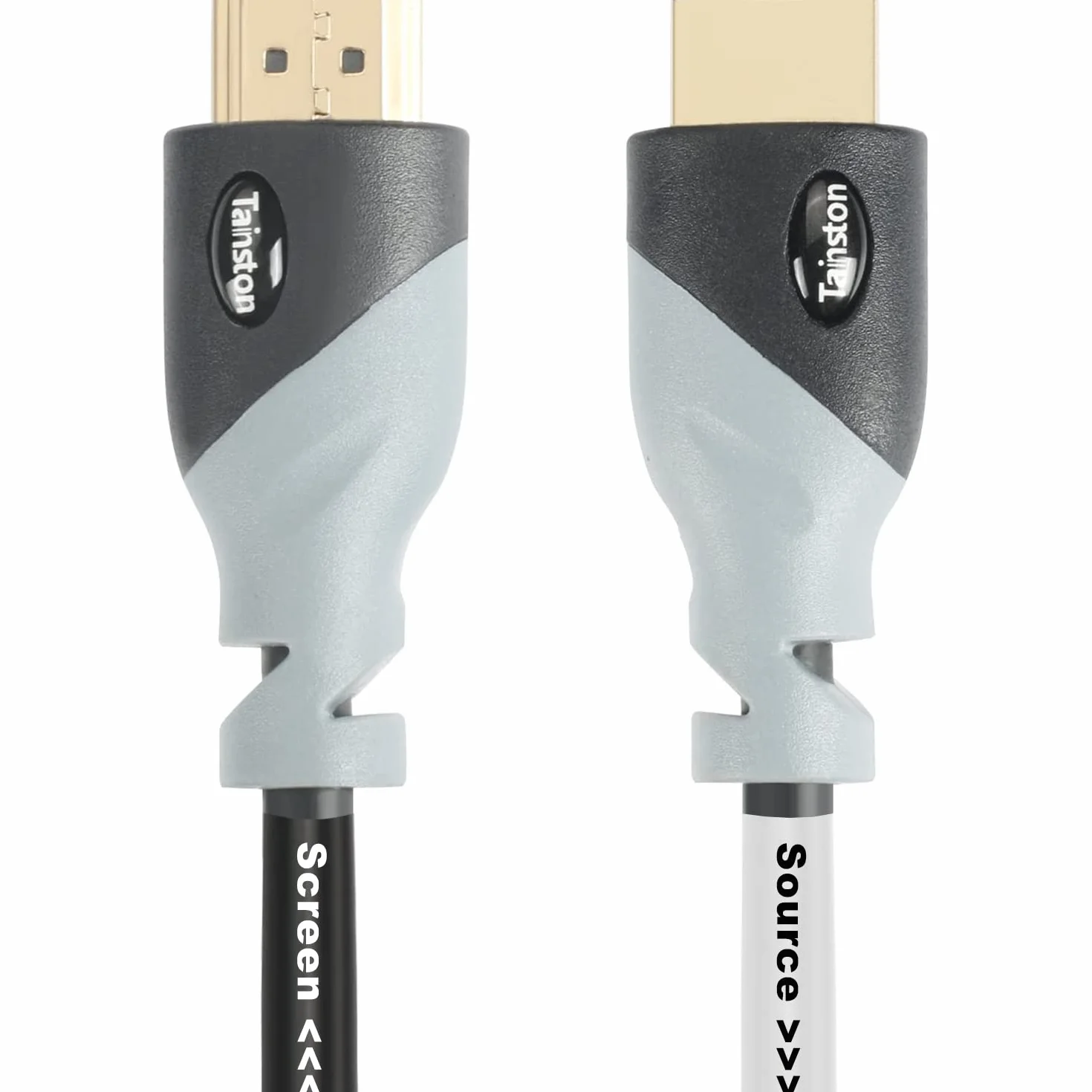 Kabel HDMI o wysokiej prędkości, obsługa 30 m, 4K 2160P, 3D, 1080P, kanał zwrotny audio (30 m, szary)