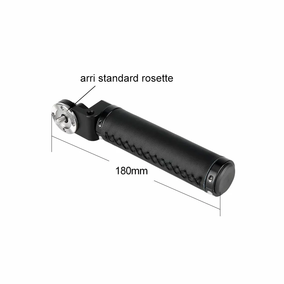 NICEYRIG Uchwyt rozetowy skórzany ze standardowym adapterem ARRI do montażu rozet (gwint M6, 31,8 mm) do systemu podparcia aparatu 15 mm