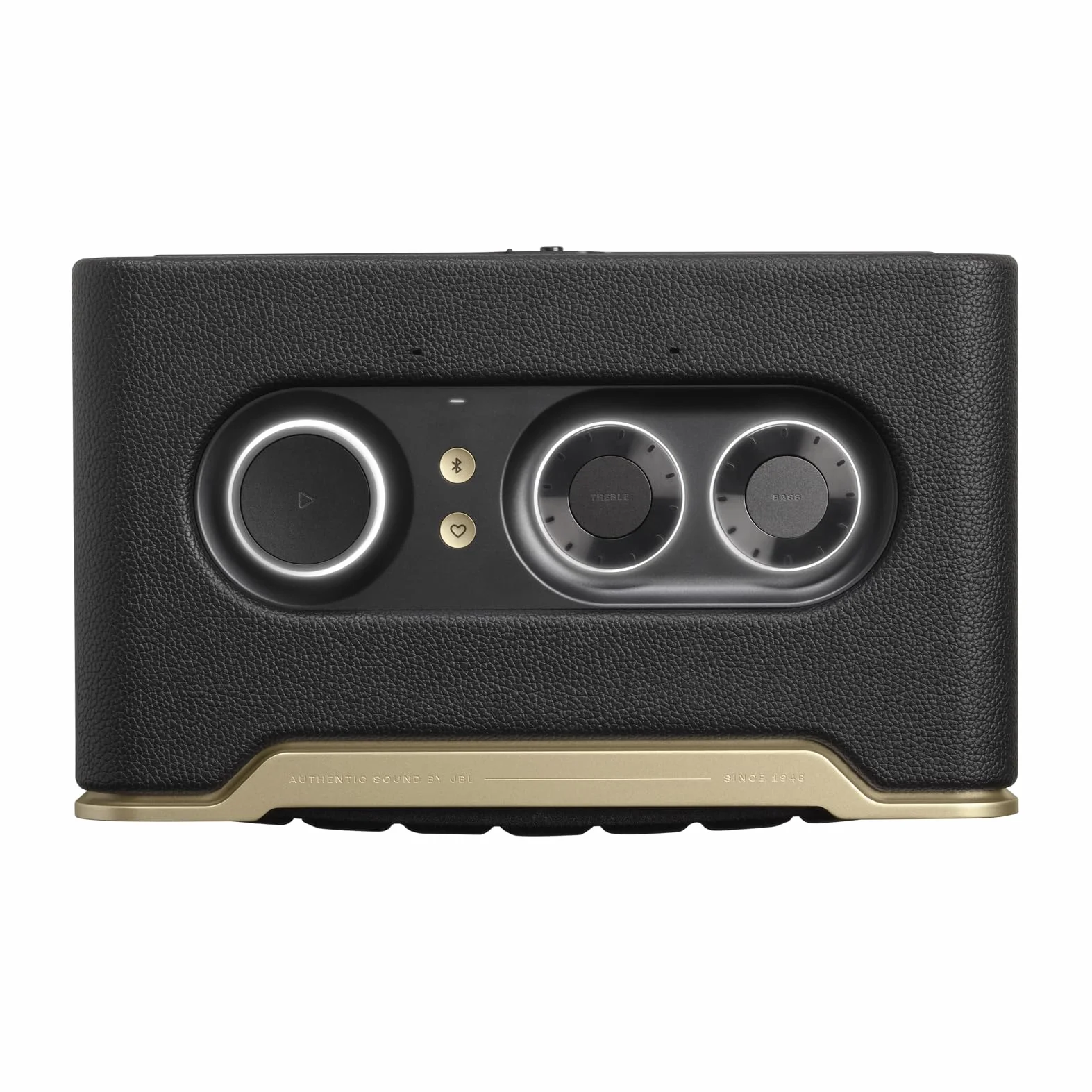 JBL Authentics 200, Inteligentny Głośnik Domowy z Wi-Fi, Bluetooth, Dźwiękiem Stereo i Mocnym Basem, Kompatybilny z Alexa i Google Home, w Stylu Retro