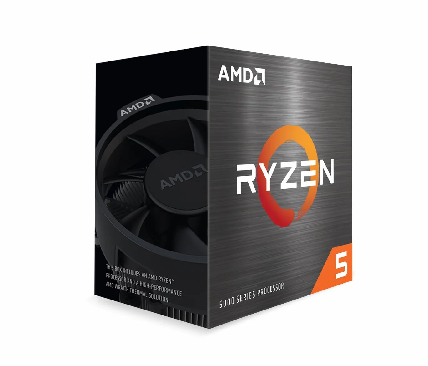 Procesor AMD Ryzen™ 5 5600XT. 6 rdzeni / 12 wątków, odblokowany. Architektura Zen 4. Pamięć podręczna 35 MB. TDP 65 W. Częstotliwość Boost do 4,7 GHz. Gniazdo AM4. Z chłodzeniem Wraith Stealth.