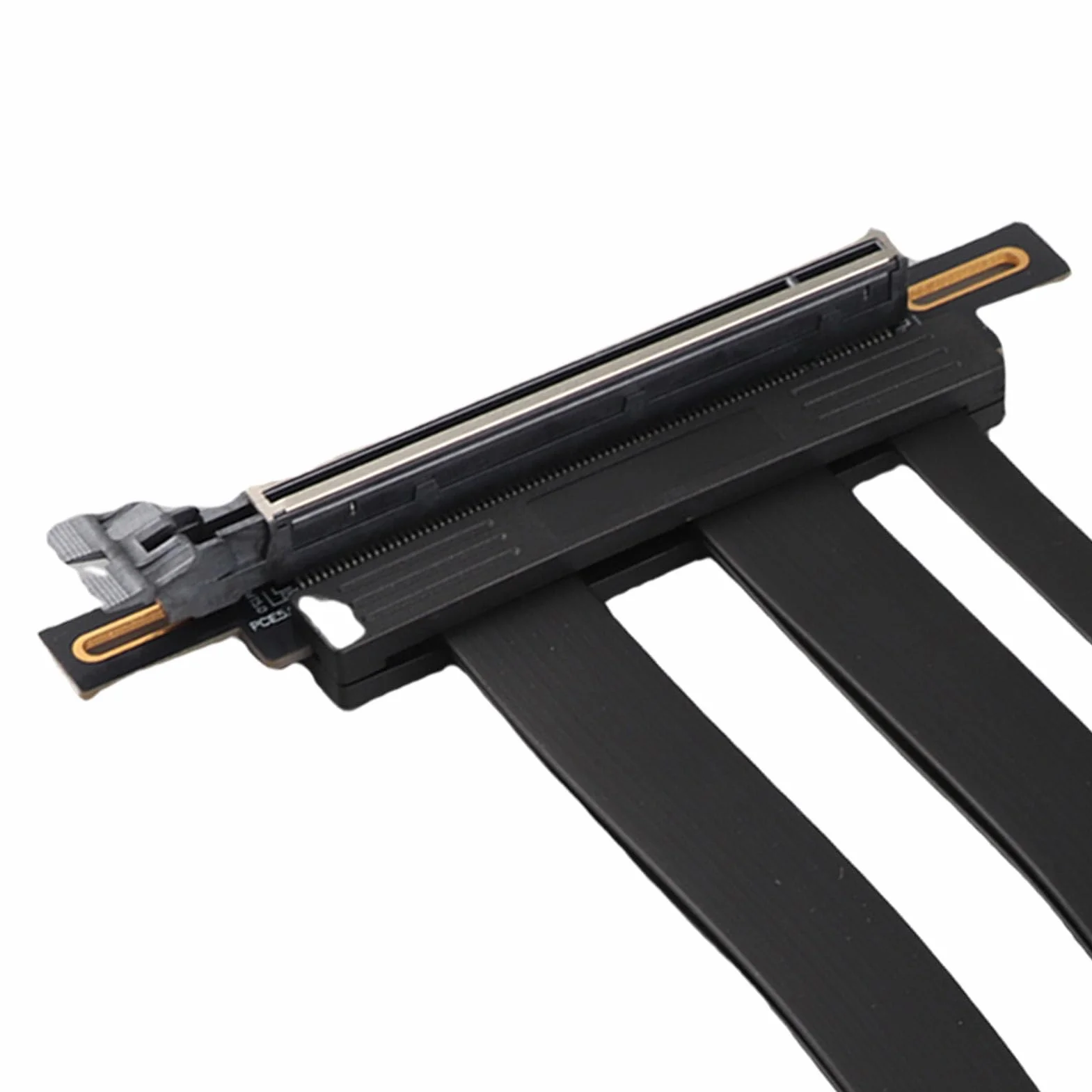 Sxhlseller Profesjonalny Przedłużacz Karty Graficznej PCIE Gen5 X16 Dwurzędowy, Szybki Kabel 90 Stopni Typu Plug and Play dla Kabla Pionowego PCIE 5.0 Zgodny z RTX3090 RX6900XT dla Entuzjastów Kart