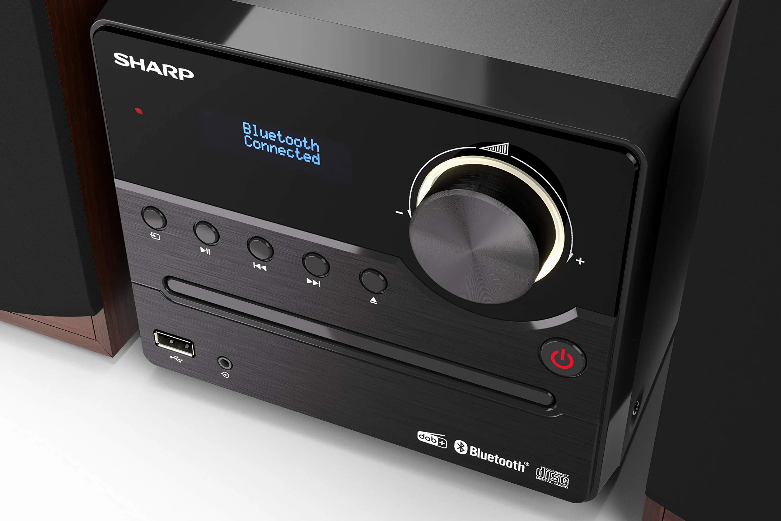 Sharp XL-B517D(BR) Kompaktowy Zestaw Stereo, Brązowy