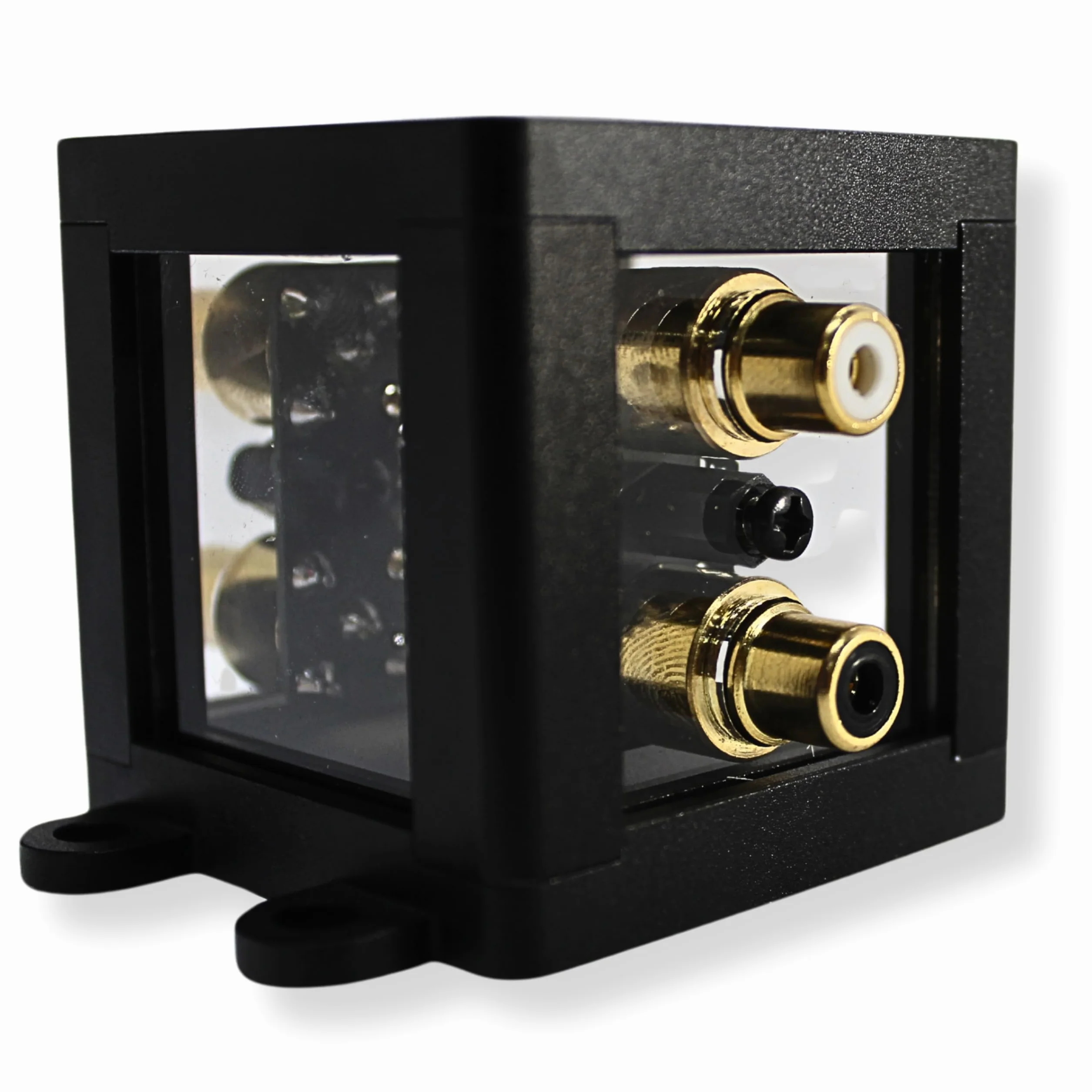 Big Jeff Audio 1 do 2 par Cockbox RCA rozdzielacz rozdzielacza blok rozdzielacza