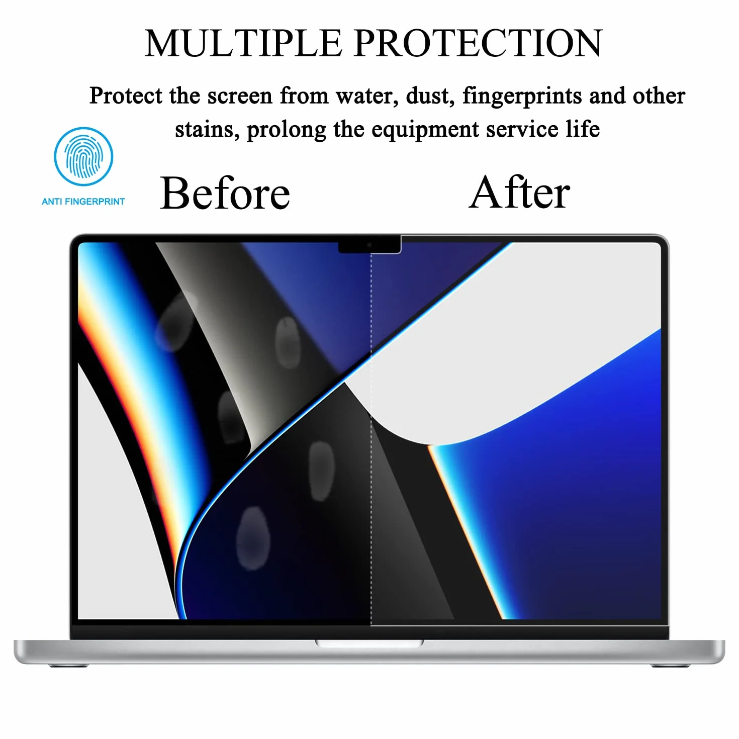 Folie ochronne do MacBooka Pro 14" M2 M1 Max Pro A2779 A2442 4H